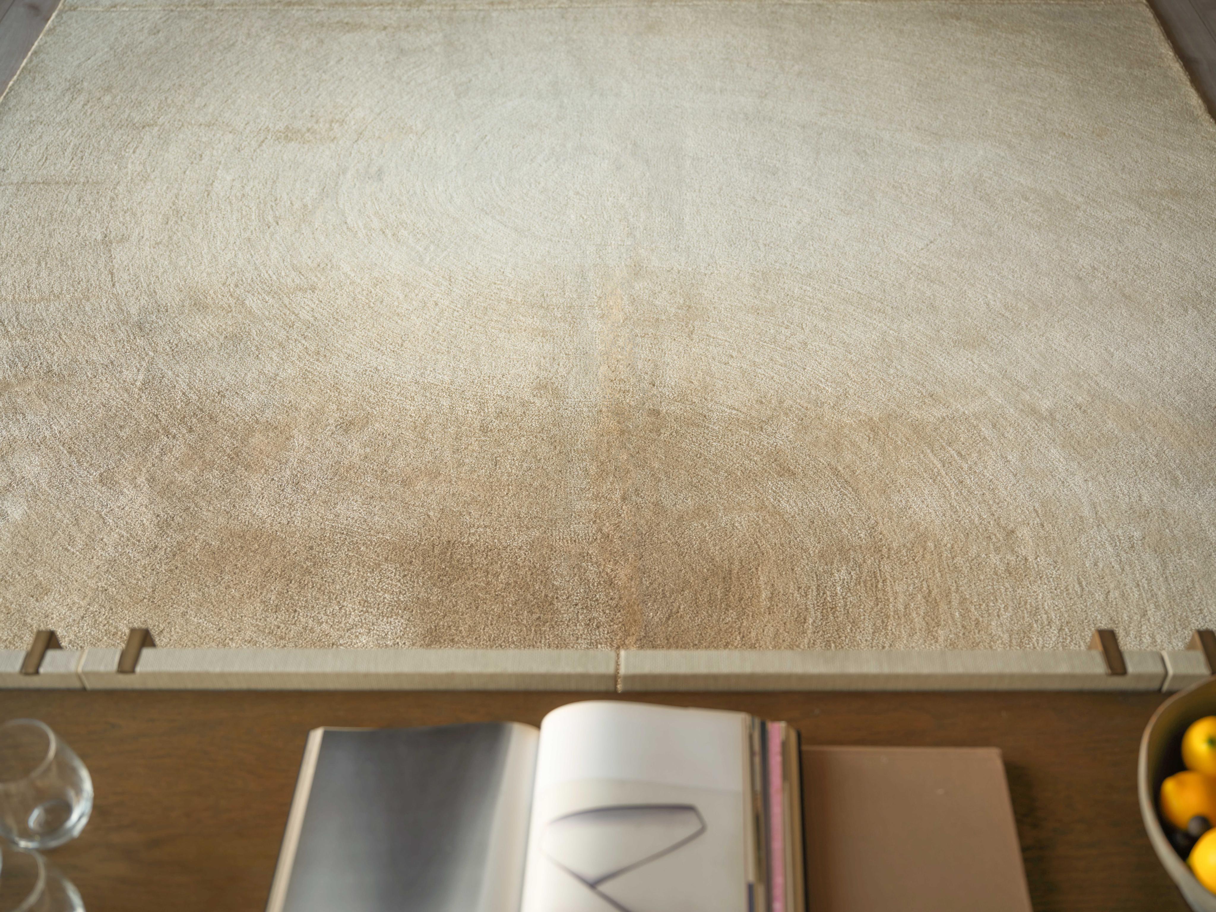 Exquisite Rugs Mitomo Hand Tufted Wool/Viscose In 7279 Light Beige/Ivory 15' X 12' Area Rug - Image 9