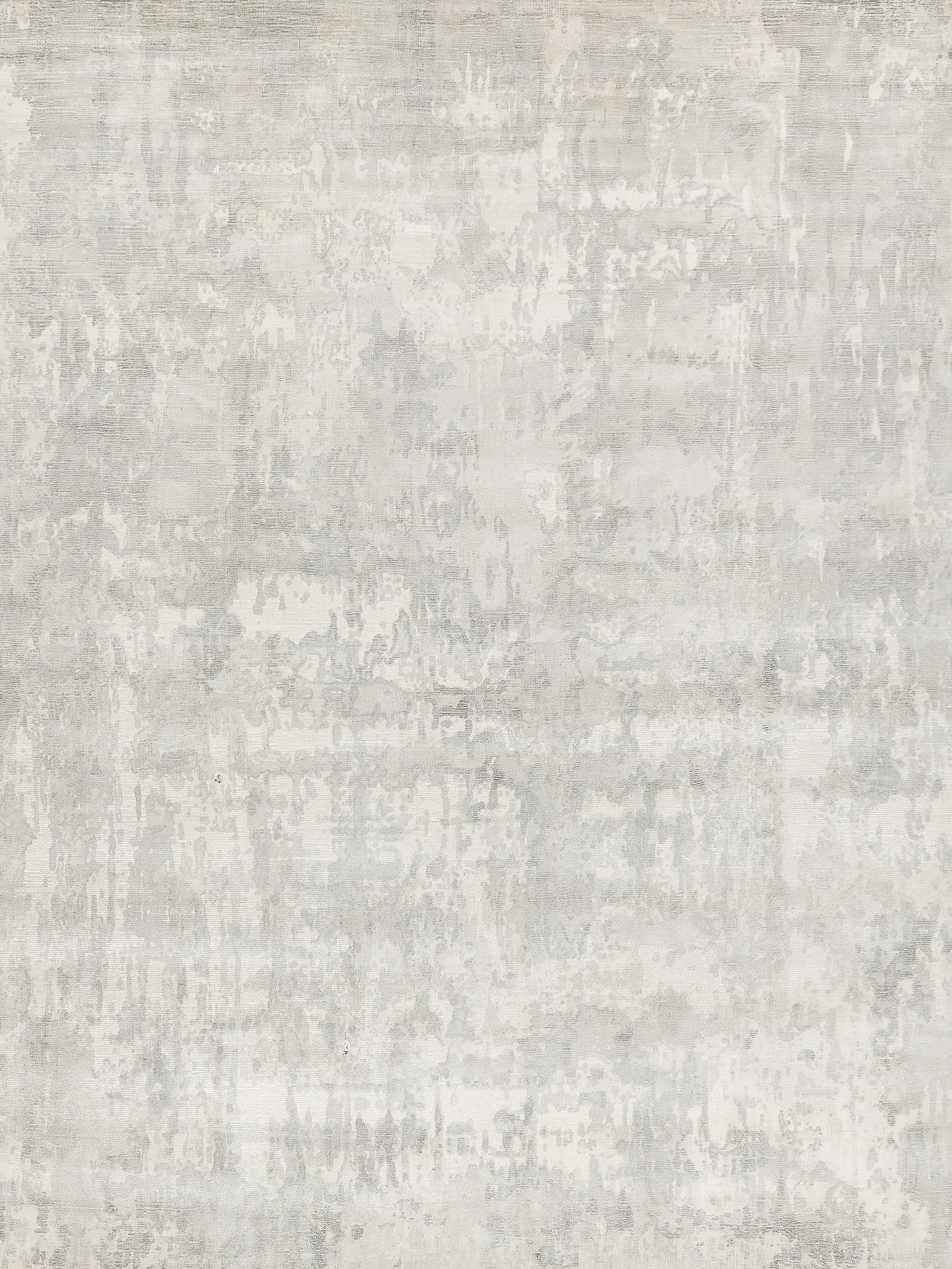 Exquisite Rugs Murano Hand-Loomed Wool/Bamboo Silk 4030 Silver 10' X 8' Area Rug - Image 8