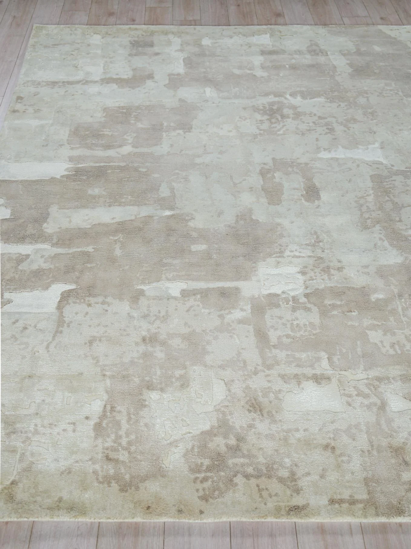 Exquisite Rugs Papyrus 6800 Beige Wool/Bamboo Silk Handloomed 14' X 10' Area Rug - Image 4