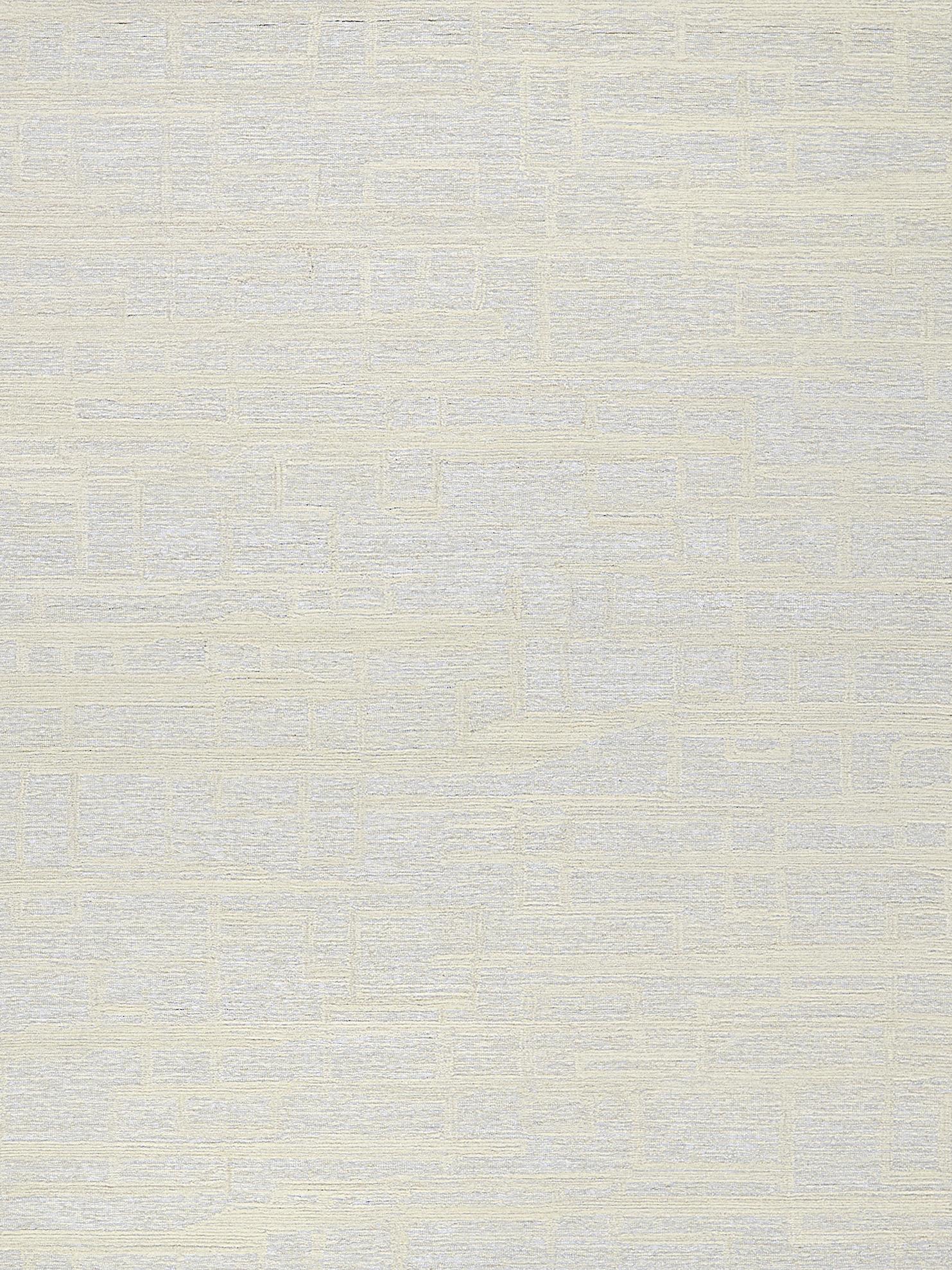 Exquisite Rugs Park City Hand Tufted New Zealand Wool In 6842 Silver/Ivory 6' X 4' Area Rug