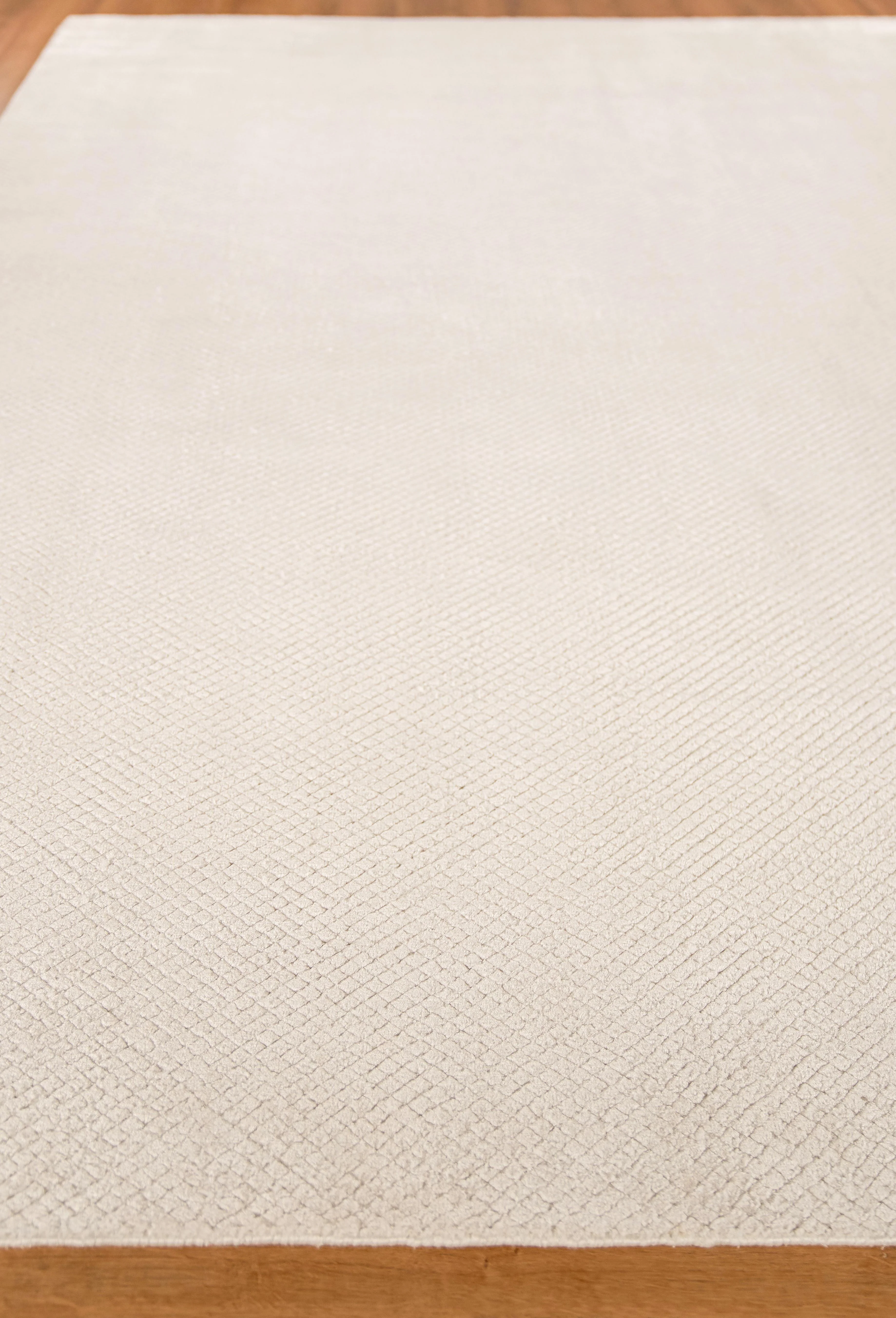 Exquisite Rugs Pearl Hand-Loomed Bamboo Silk 4416 Ivory 10' X 8' Area Rug - Image 4