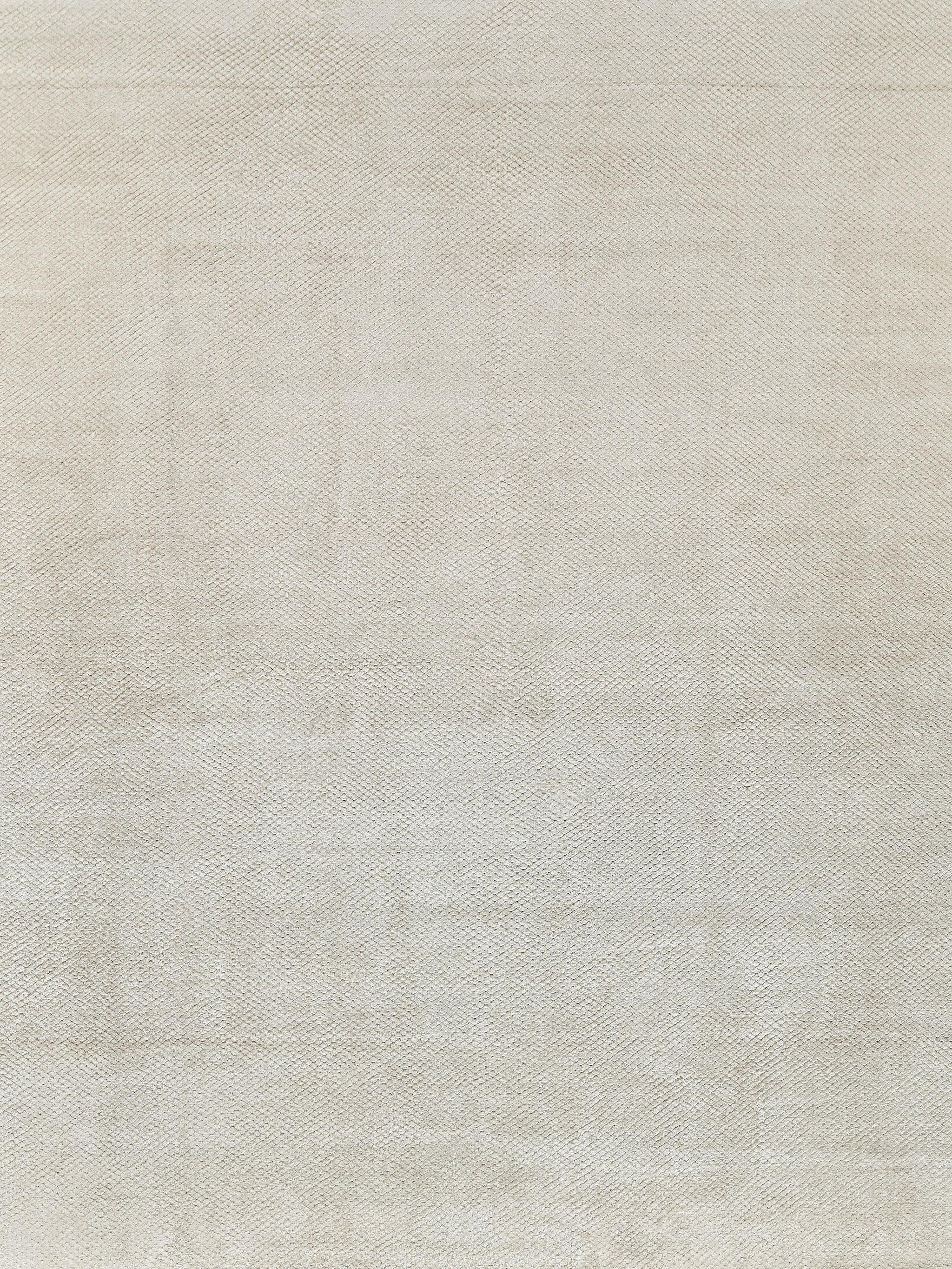 Exquisite Rugs Pearl Hand-Loomed Bamboo Silk 4419 Beige 10' X 8' Area Rug - Image 7