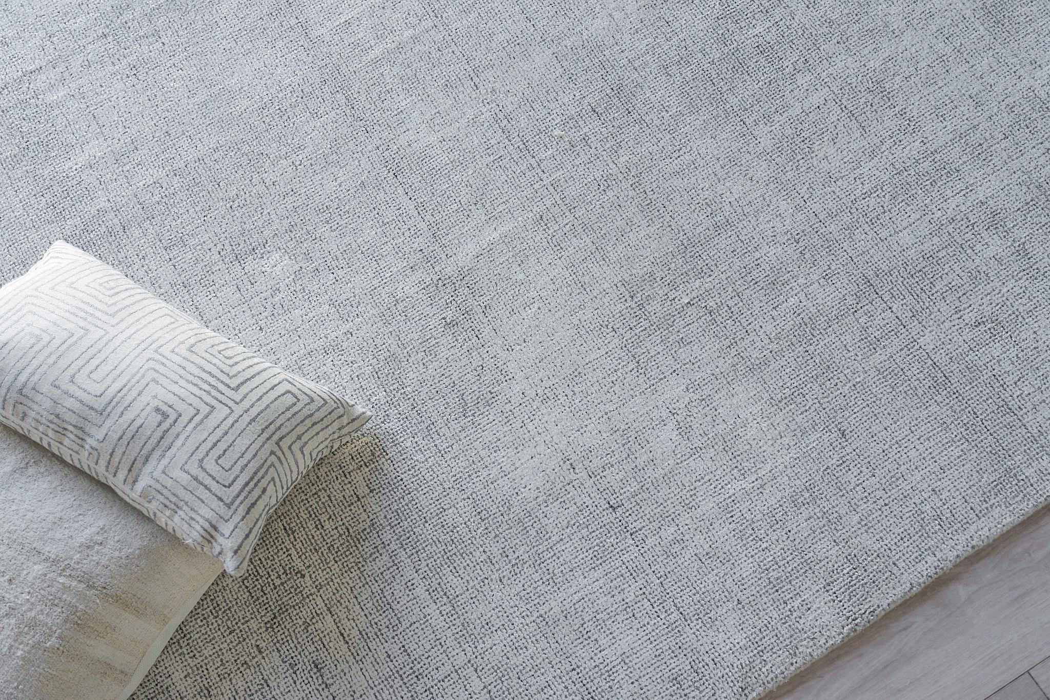 Exquisite Rugs Poliforma Handloomed Polyester 5926 Charcoal 10' X 8' Area Rug - Image 7