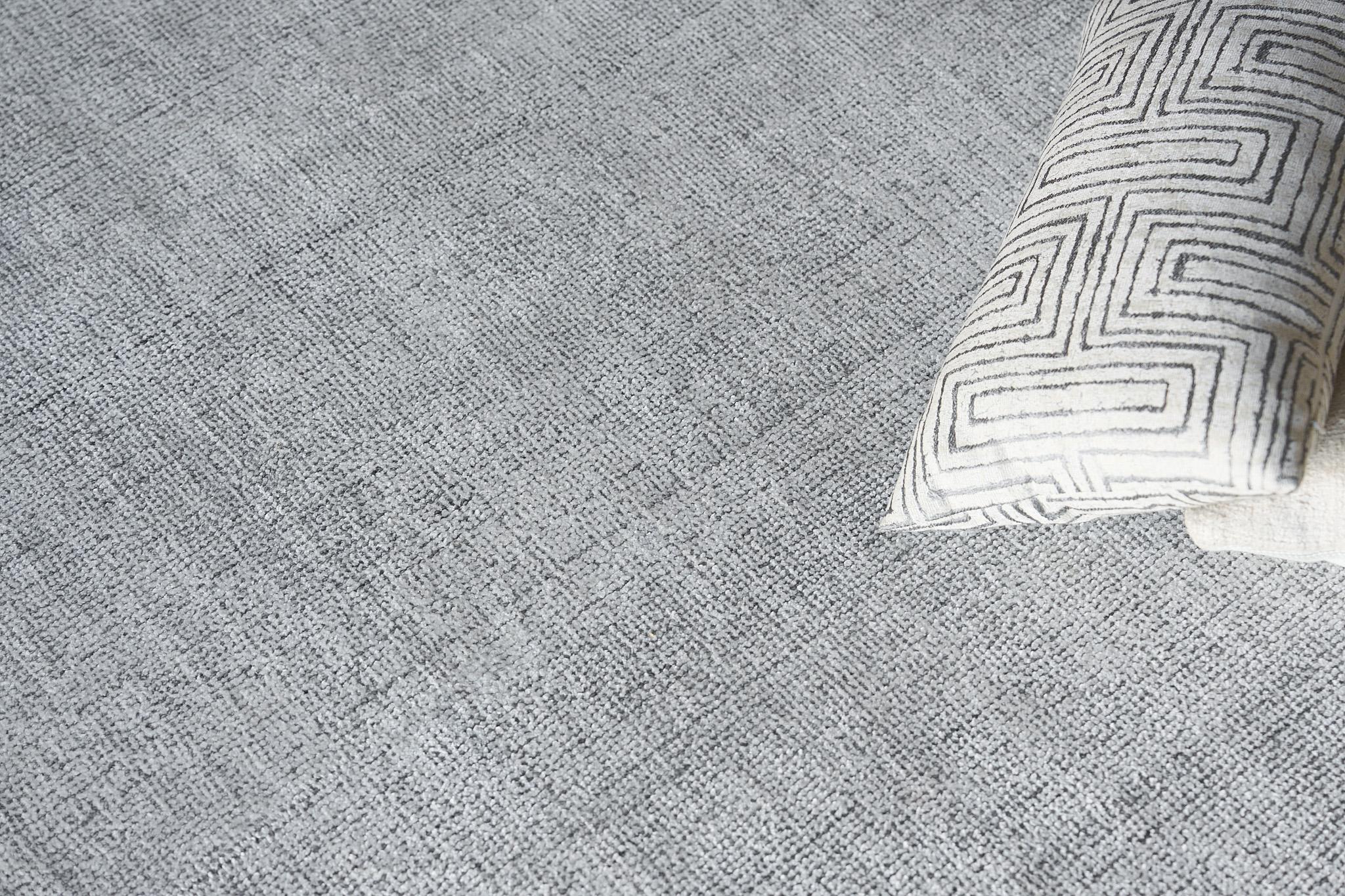 Exquisite Rugs Poliforma Handloomed Polyester 5926 Charcoal 12' X 12' Area Rug - Image 6