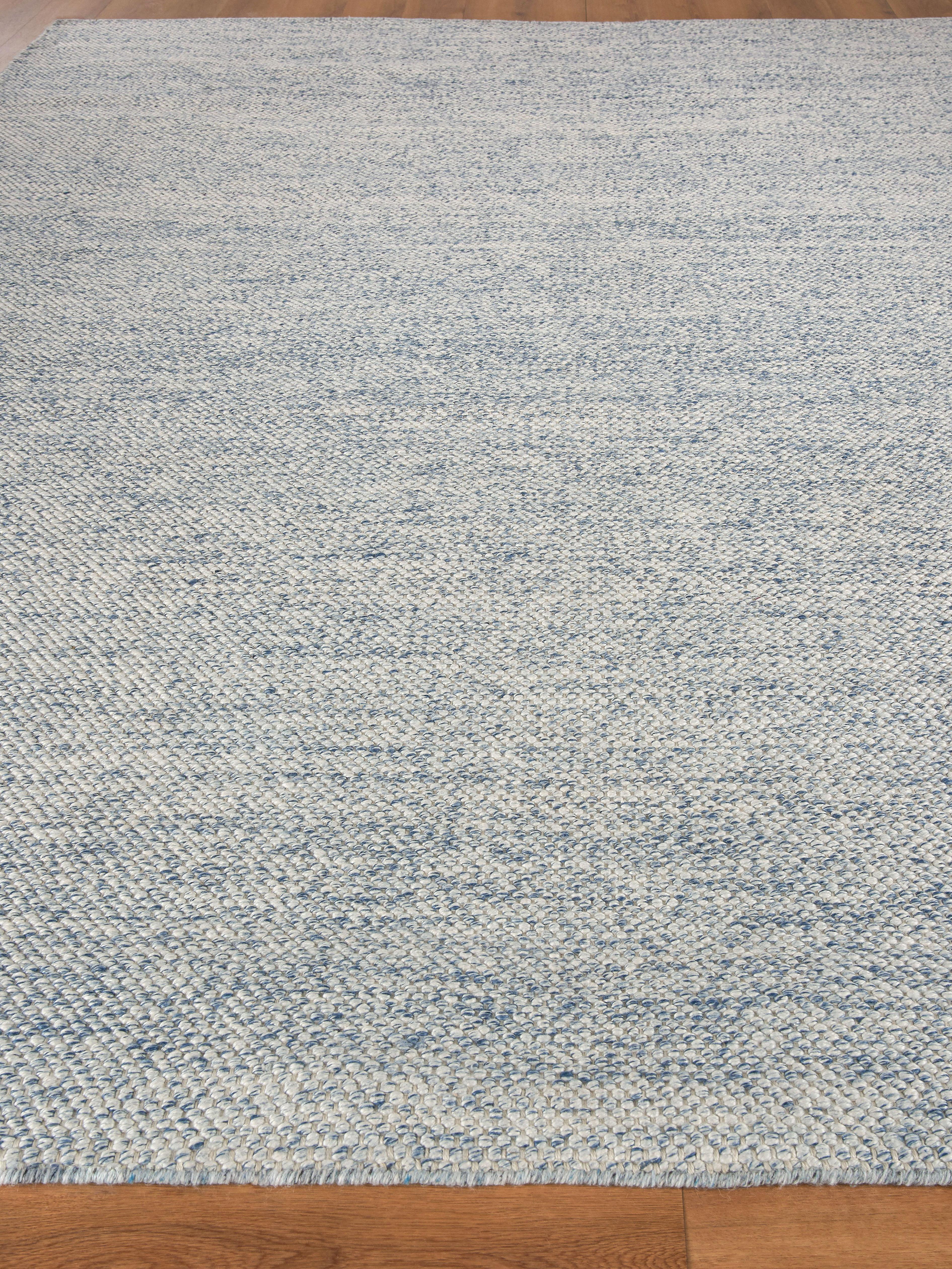 Exquisite Rugs Rhodes Hand-Loomed Pet Yarn 4566 Blue 10' X 8' Area Rug - Image 4