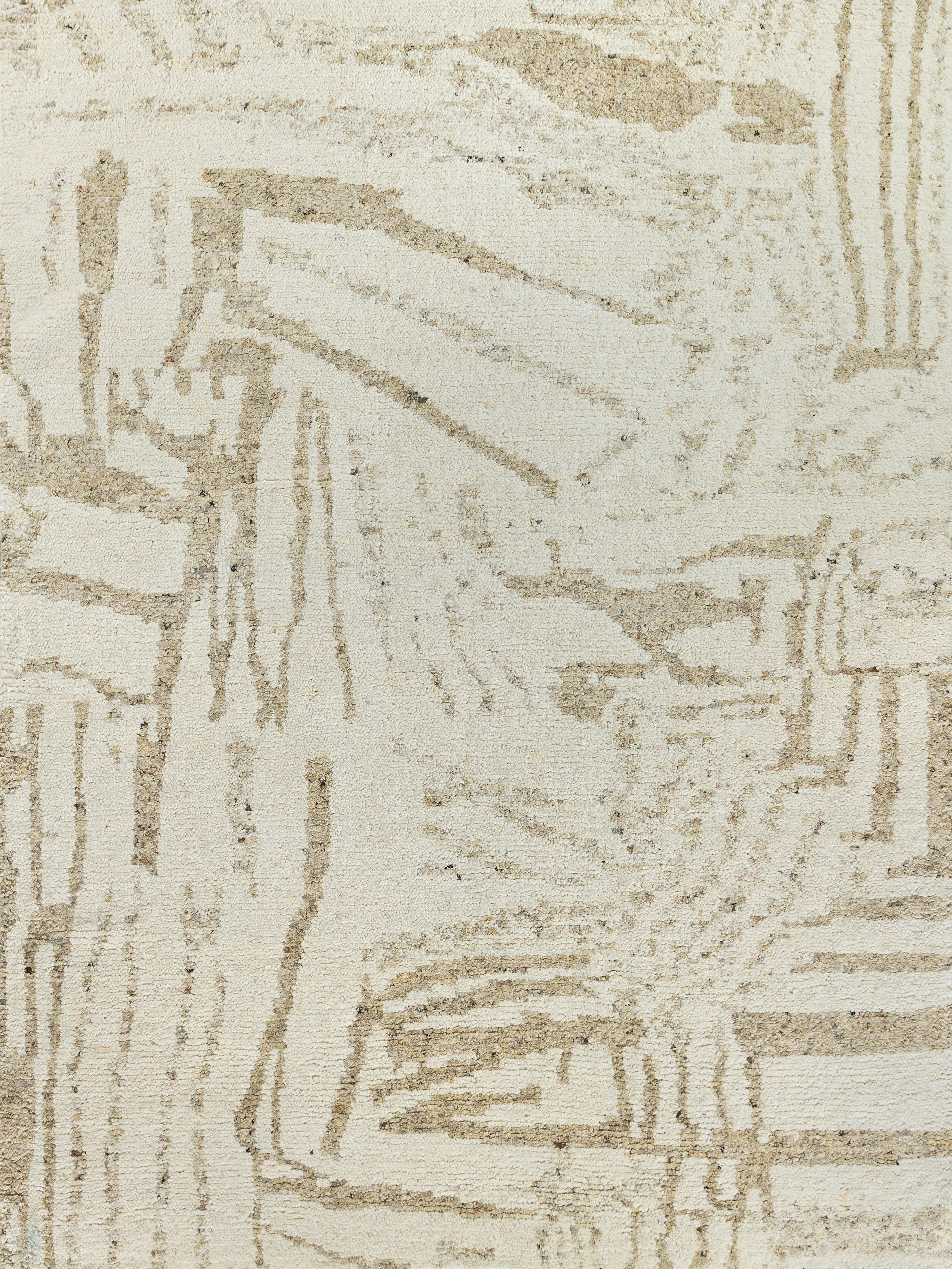 Exquisite Rugs Tahoe Hand-Knotted Wool 5315 Ivory/Beige 14' X 10' Area Rug