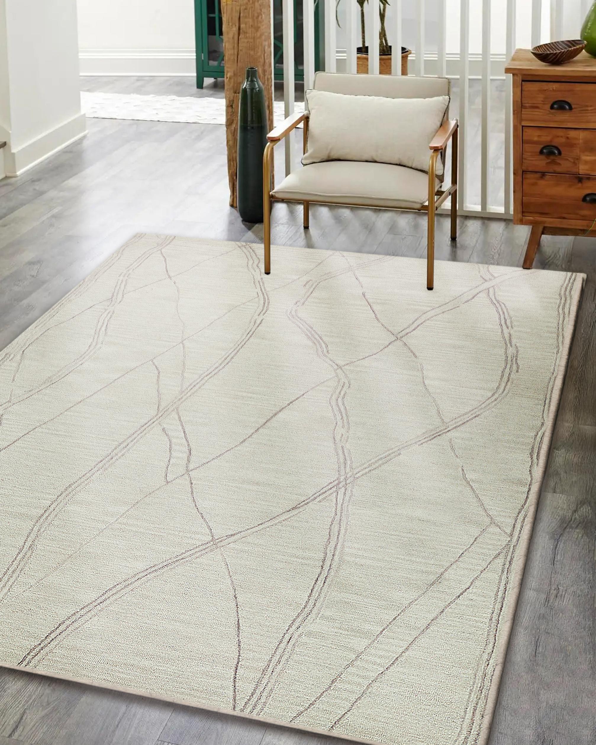 Exquisite Rugs Tangiers Handmade Hand-Tufted New Zealand Wool On Canvas 6864 Ivory/Beige 15' X 12' Area Rug - Image 2
