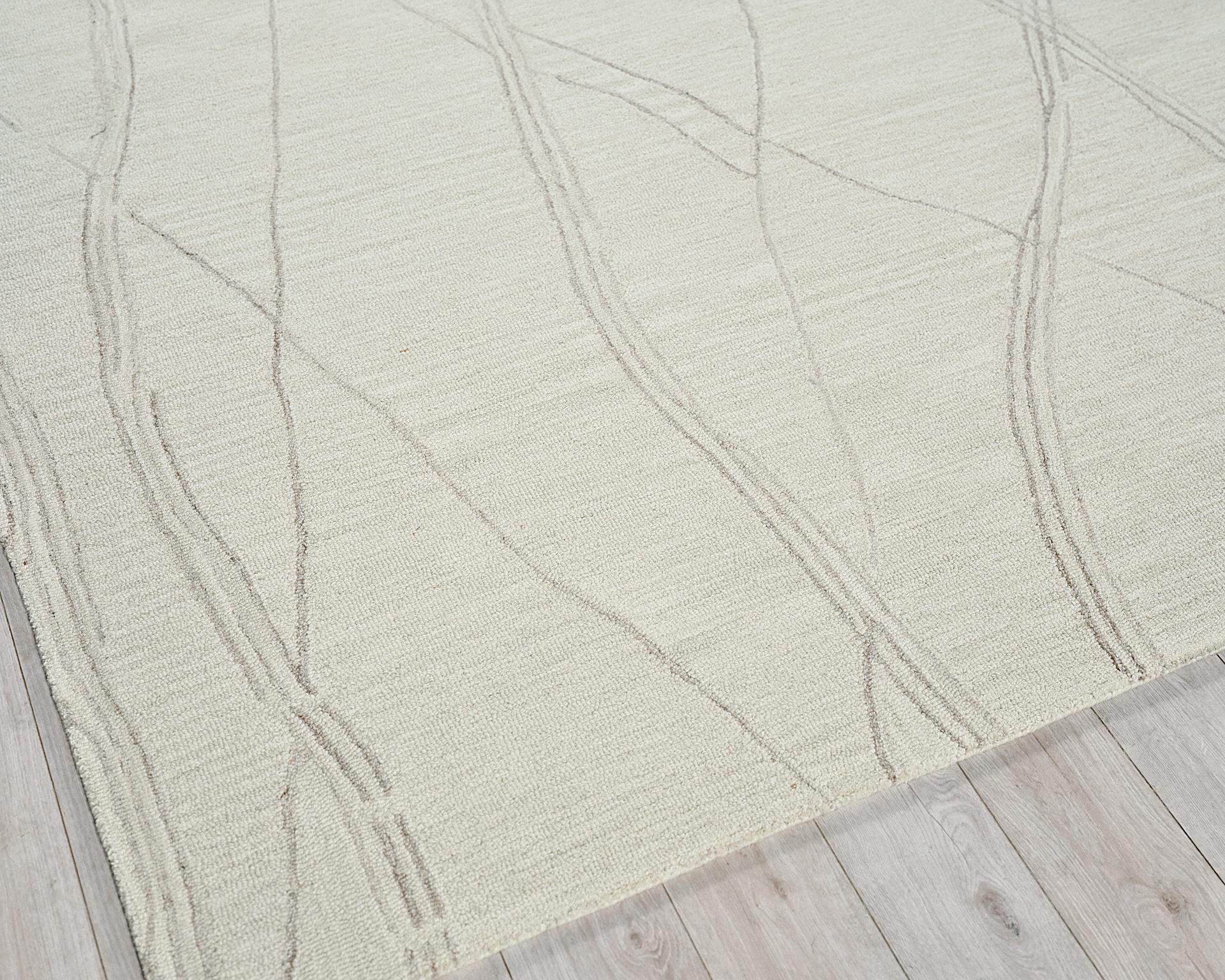 Exquisite Rugs Tangiers Handmade Hand-Tufted New Zealand Wool On Canvas 6864 Ivory/Beige 15' X 12' Area Rug - Image 3