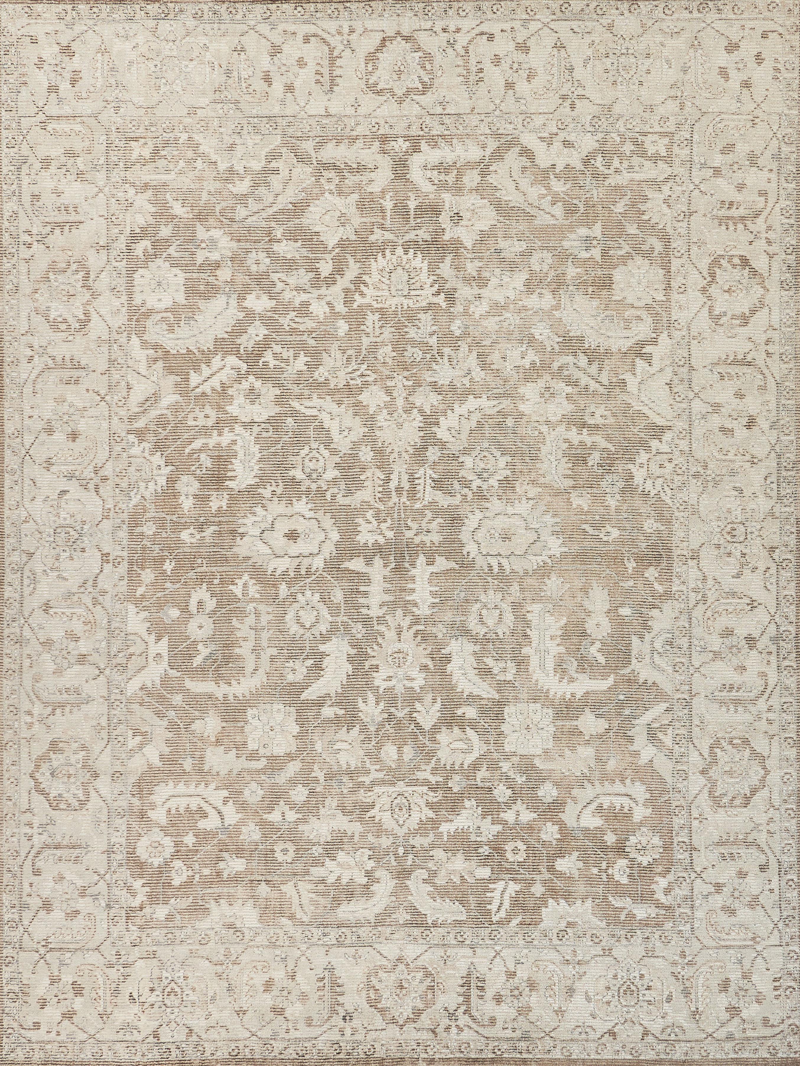 Exquisite Rugs Tuscany Hand-Loomed Wool/Bamboo Silk 4106 Brown 10' X 8' Area Rug