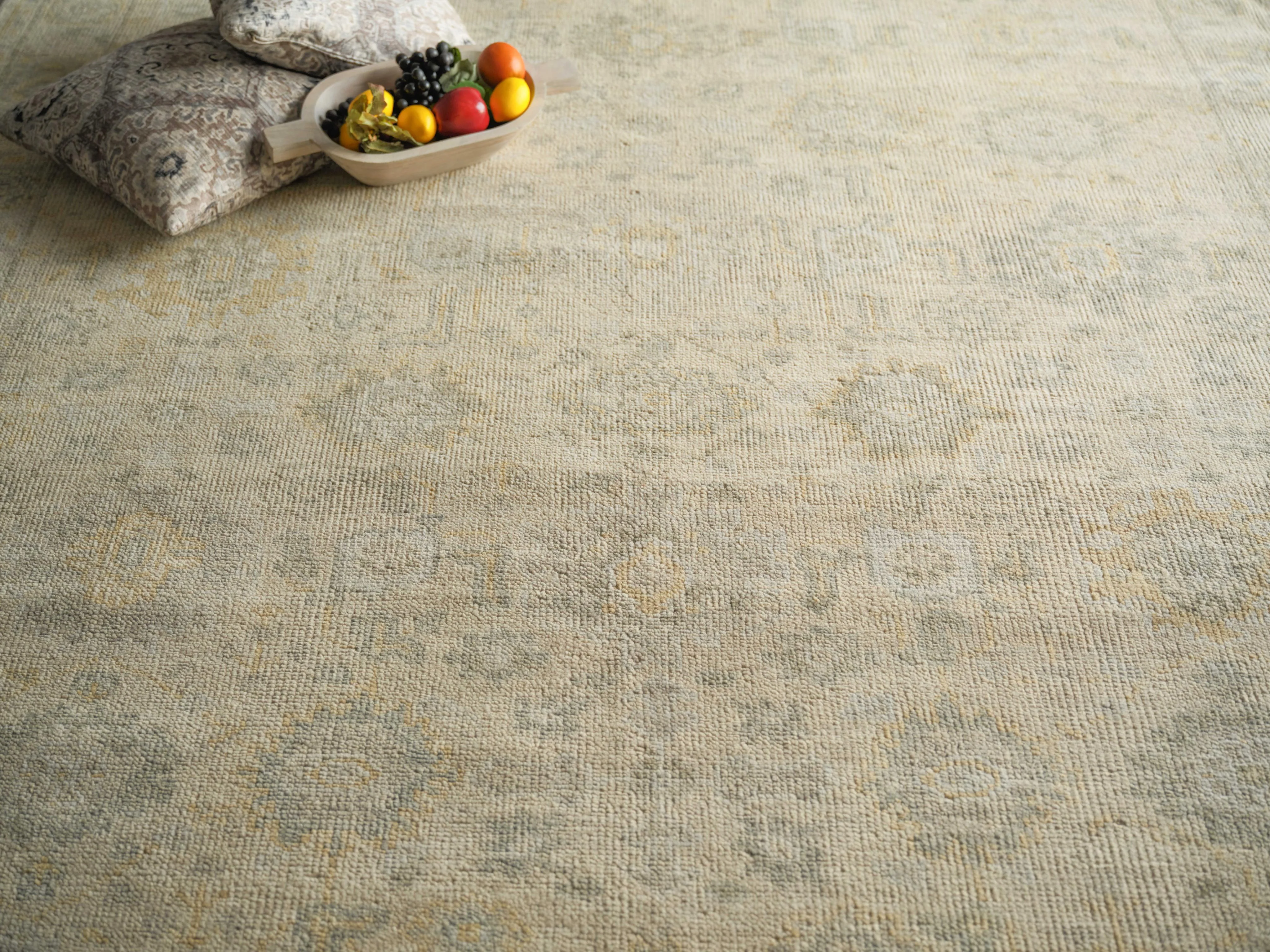Exquisite Rugs Verano Hand Knotted New Zealand Wool In 7129 Ivory/Silver 12' X 9' Area Rug - Image 6