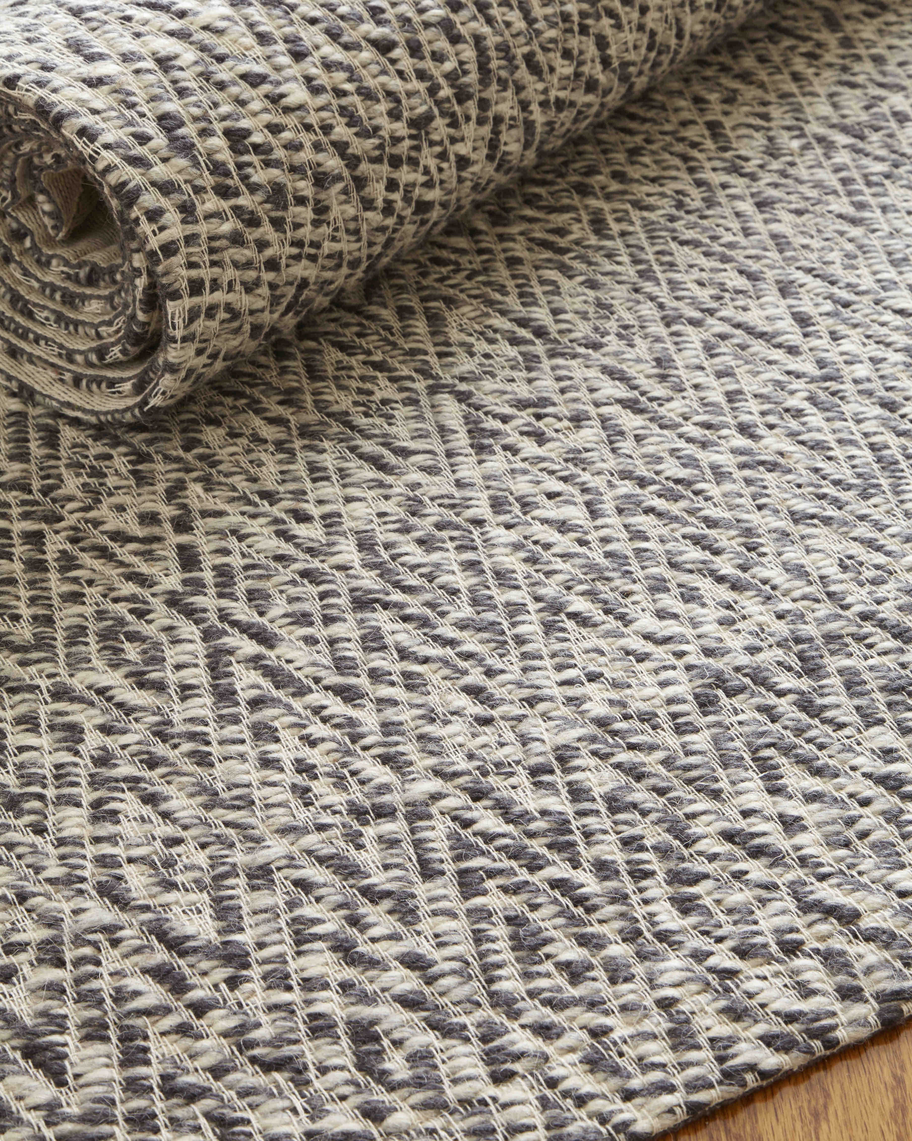 Exquisite Rugs Woven Earth Flatweave New Zealand Wool In 3430 Charcoal 10' X 8' Area Rug - Image 2