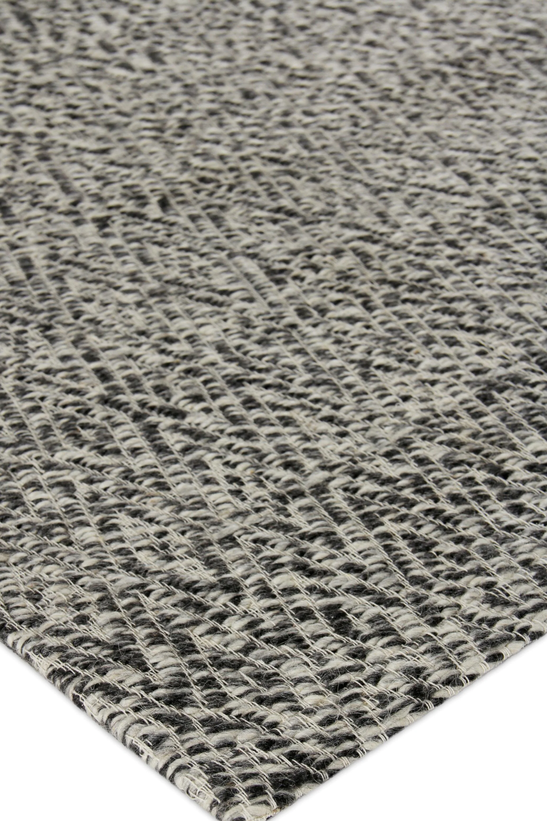 Exquisite Rugs Woven Earth Flatweave New Zealand Wool In 3430 Charcoal 10' X 8' Area Rug - Image 3