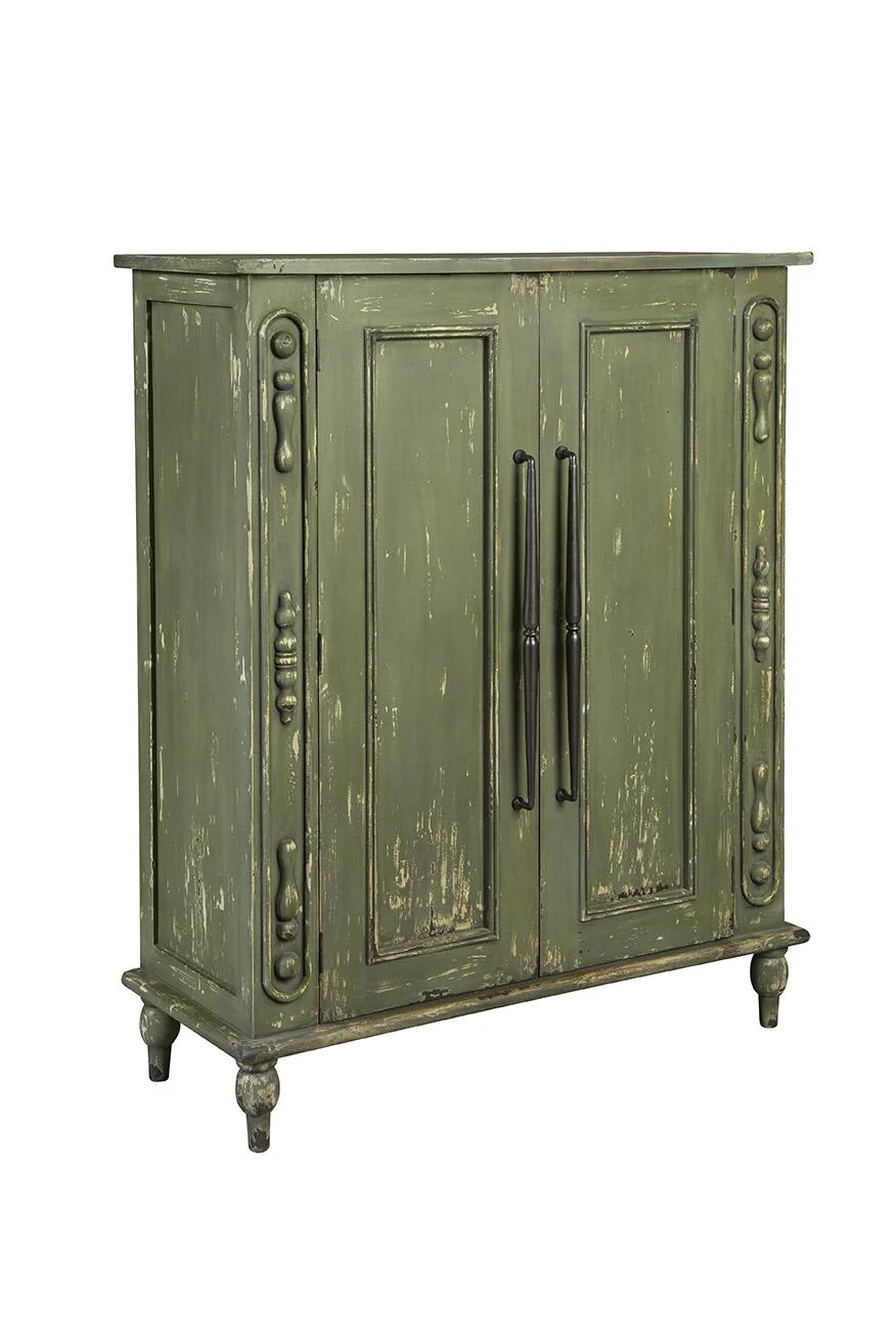 Furniture Classics Green Bijou Hall Cabinet