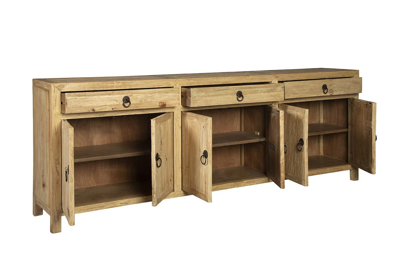 Furniture Classics Large Old Elm Sideboard - Image 3