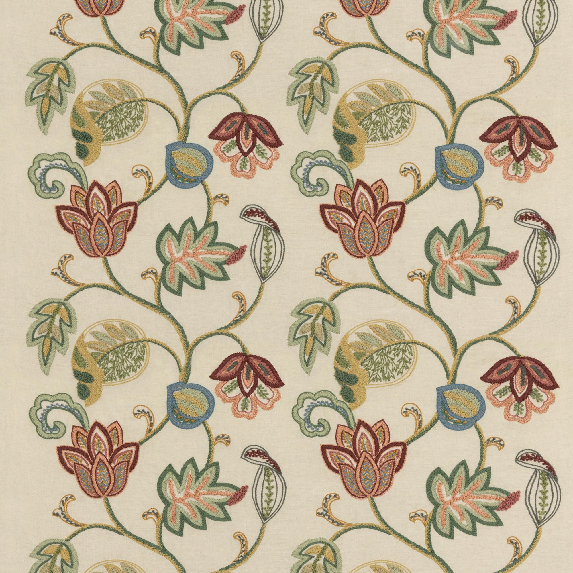 G P & J Baker Barbonne Spice Drapery Fabric - Image 2