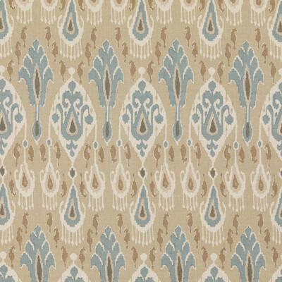 G P & J Baker Ikat Bokhara Sand Fabric