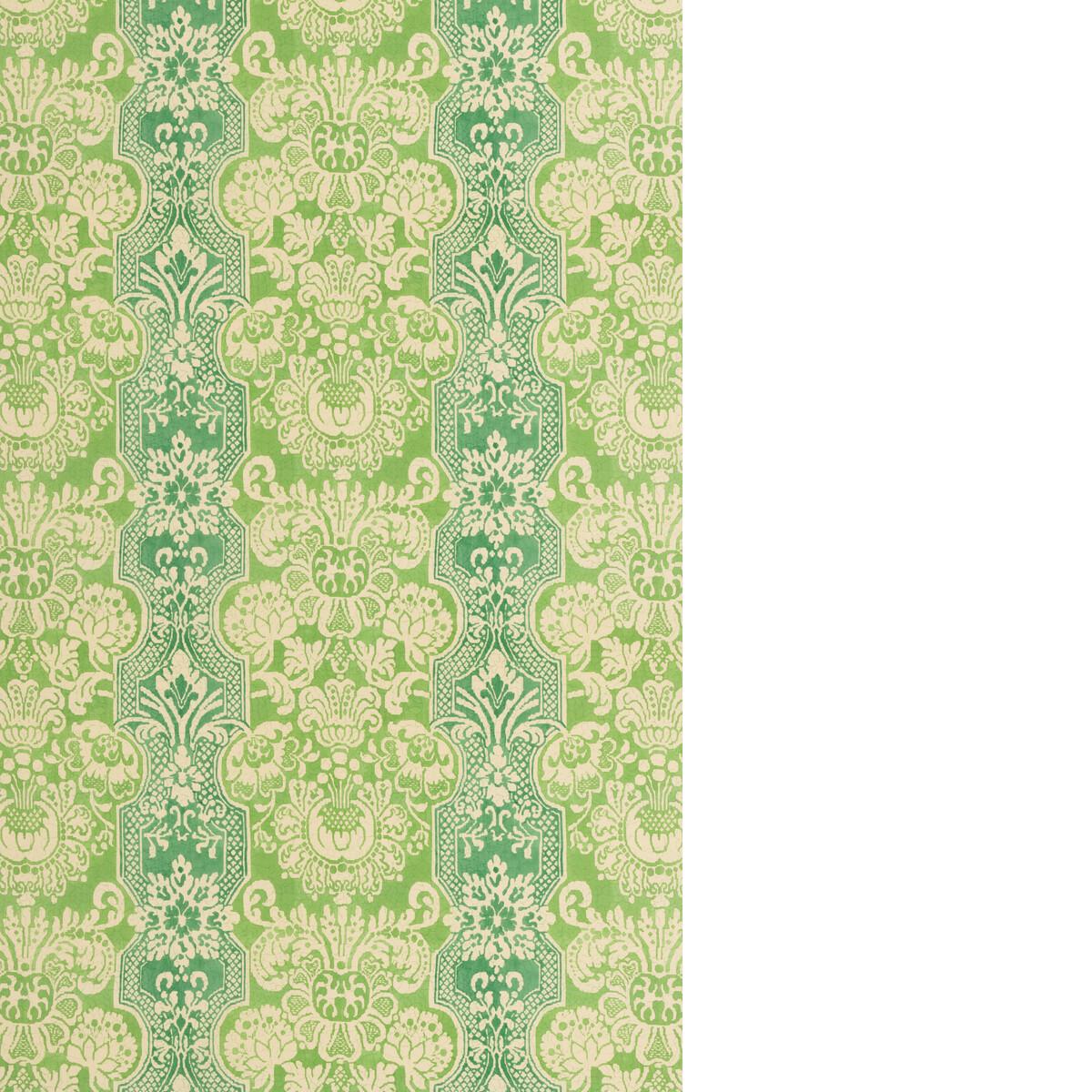 G P & J Baker Marigold Green Fabric