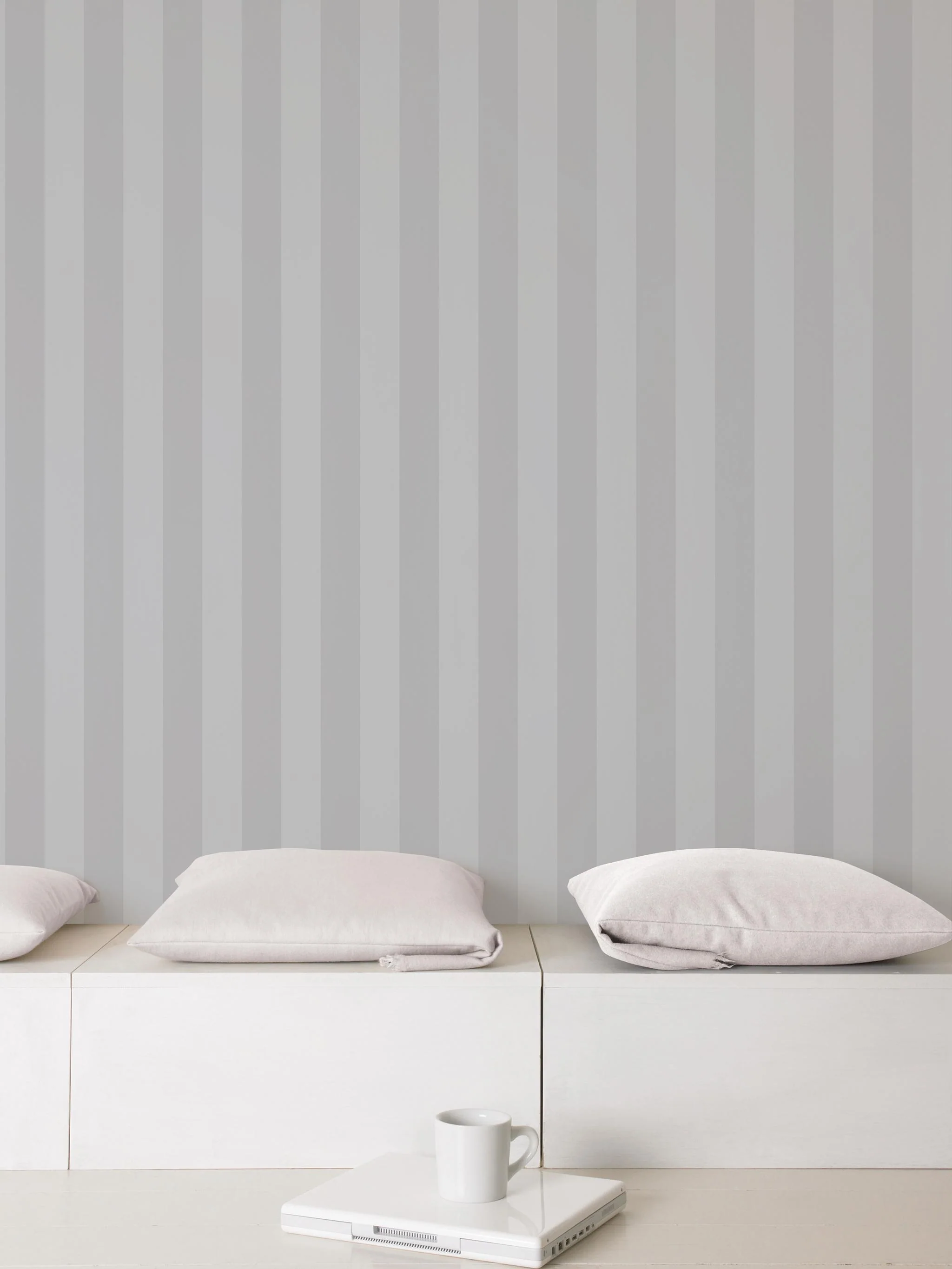 Galerie G67559 Smart Stripes 3 Contrast Emboss Silver Grey Wallpaper G67559 Silver Grey Wallpaper - Image 2