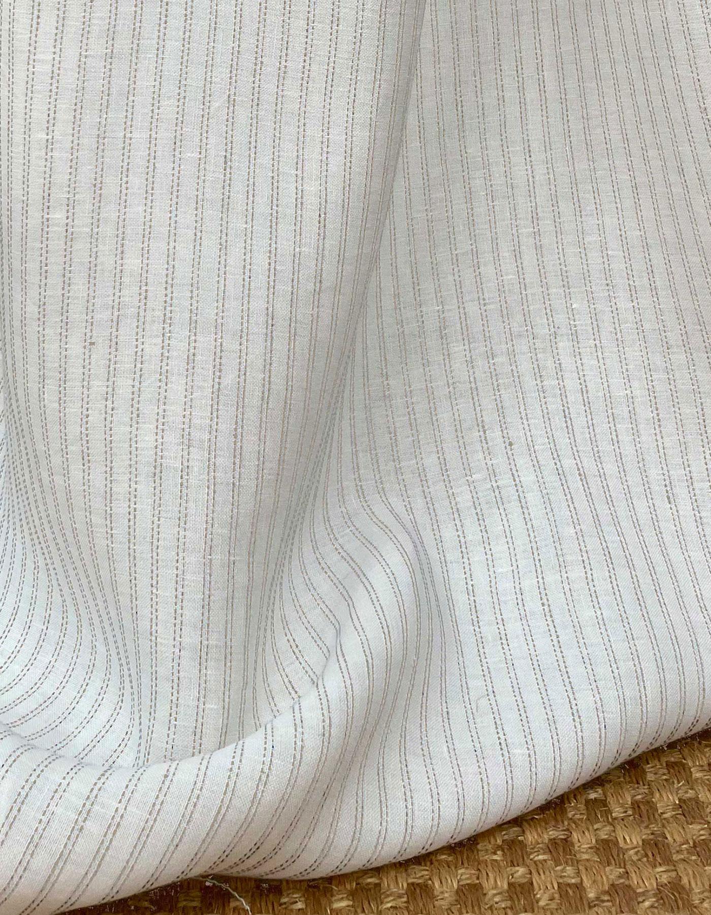 Gaston Y Daniela Yangra Beige Drapery Fabric - Image 2