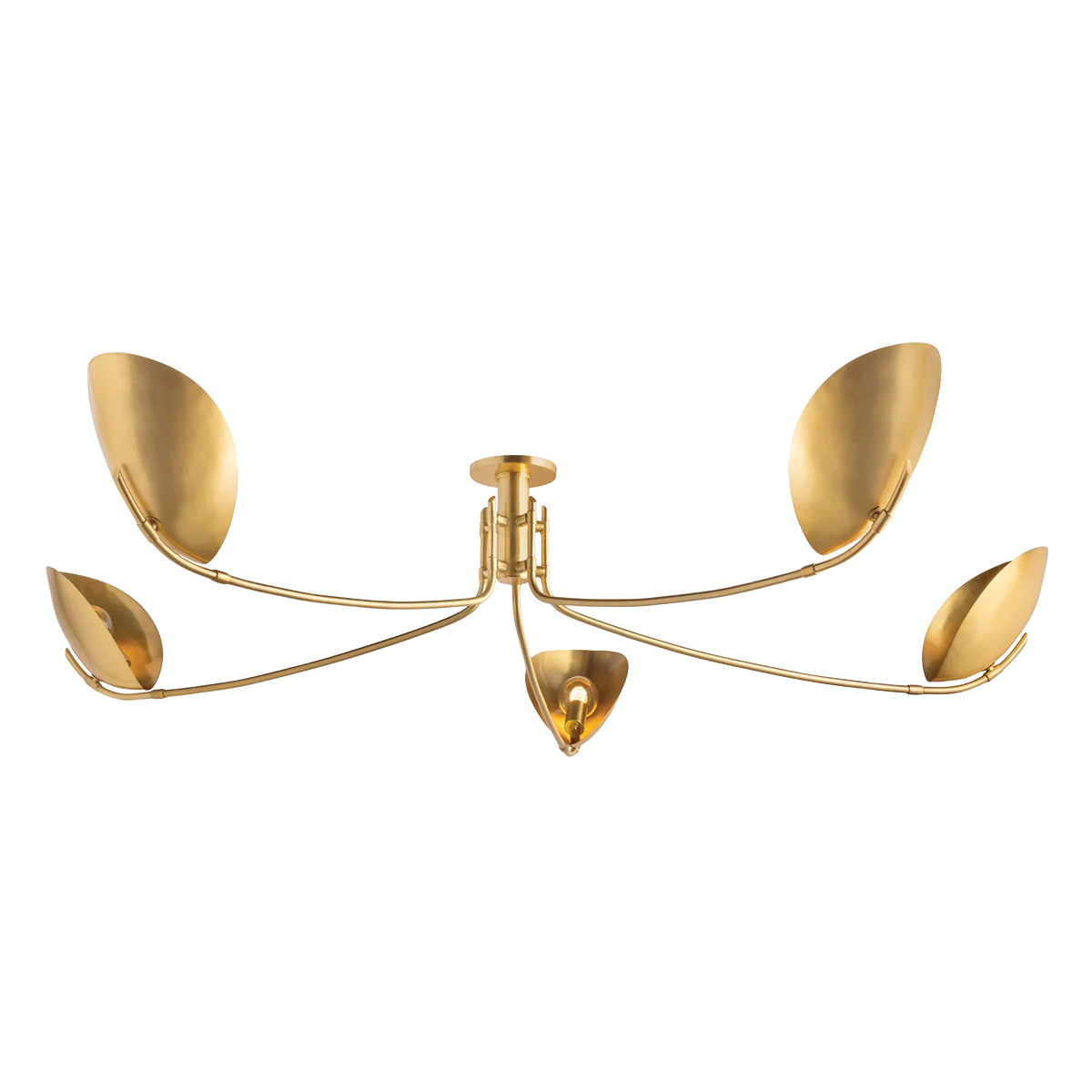 Hudson Valley Lighting Avondale Aged Brass 72W X 21H Semi-Flush Mount