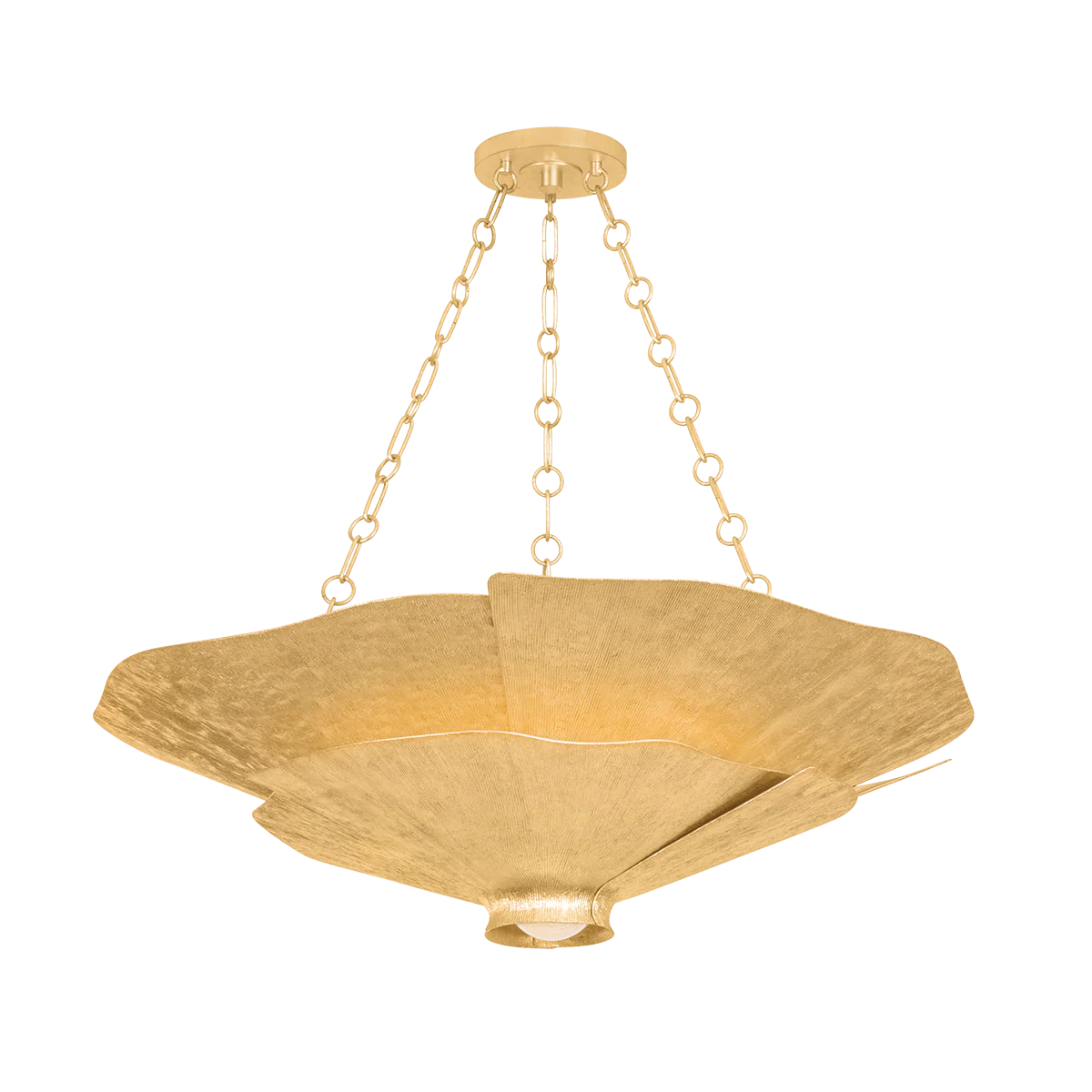 Hudson Valley Lighting Spring Valley Vintage Gold Leaf 36.5W X 11.75H Chandelier
