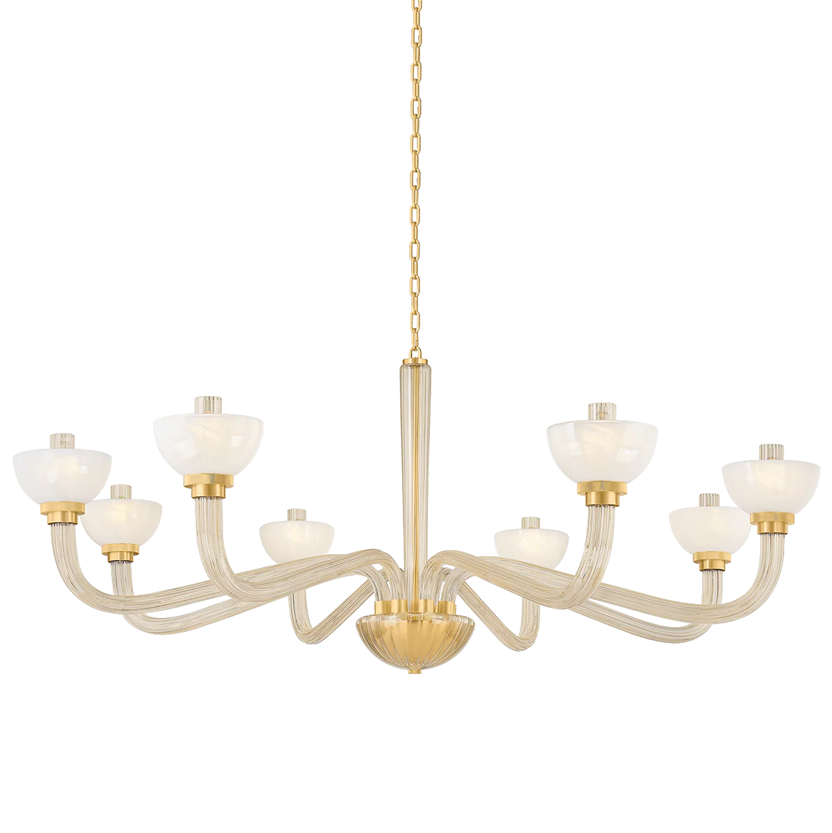 Hudson Valley Lighting St. Lawrence Aged Brass 61.75W X 26H Chandelier