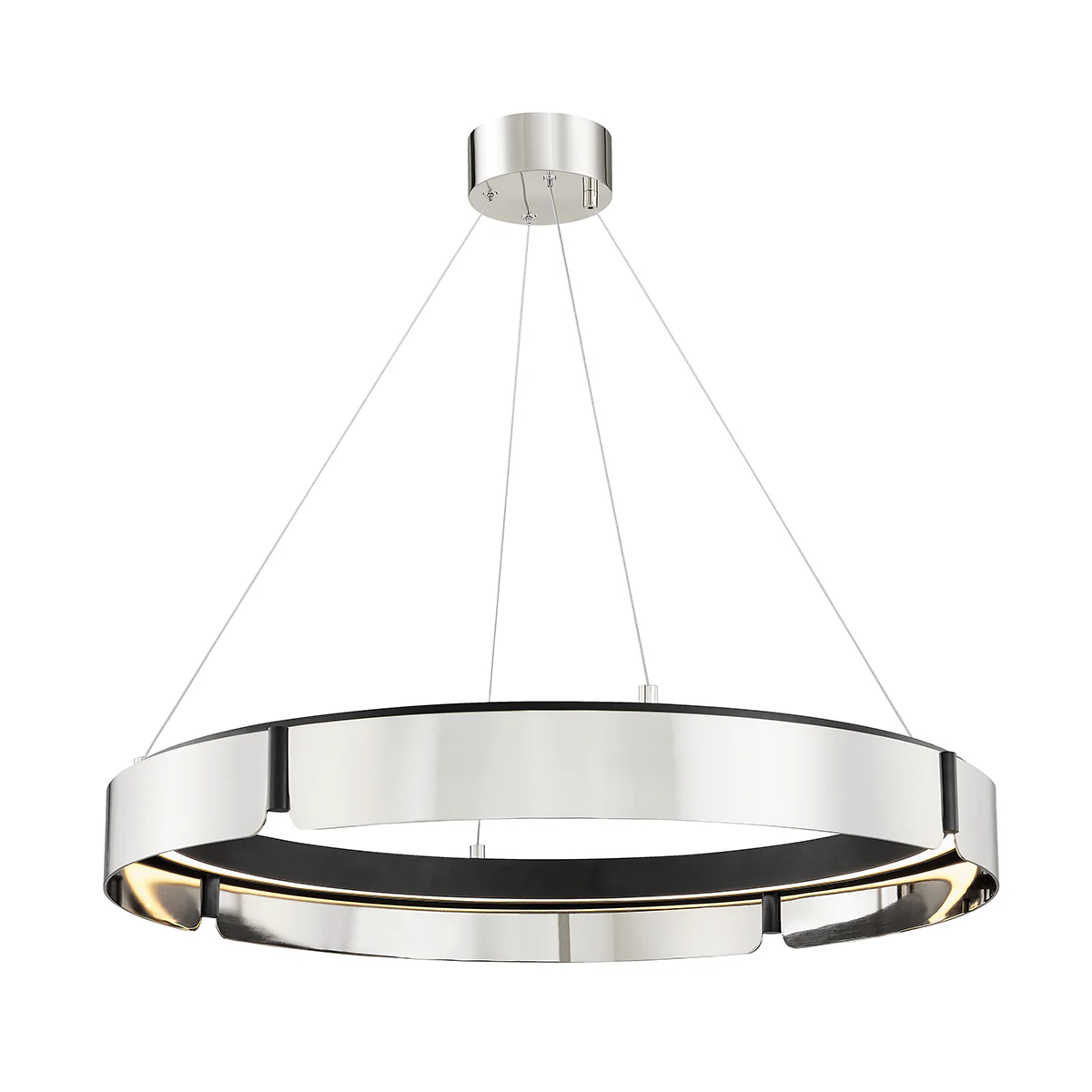 Hudson Valley Lighting Tribeca Burnished Nickel 32.75W X 5H Chandelier