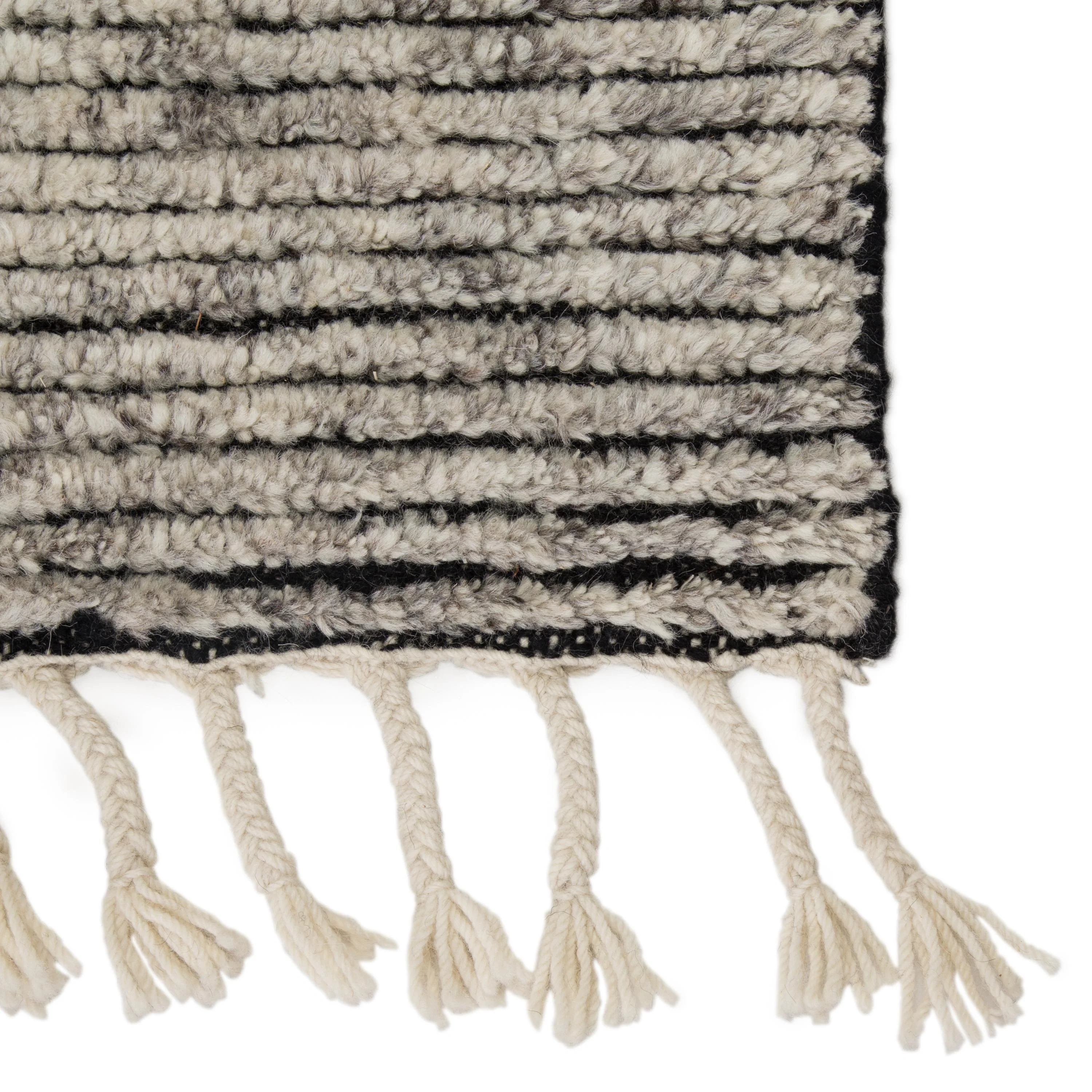 Jaipur Living Alpine Alpine Solid White / Gray 3' X 12' Rug - Image 5
