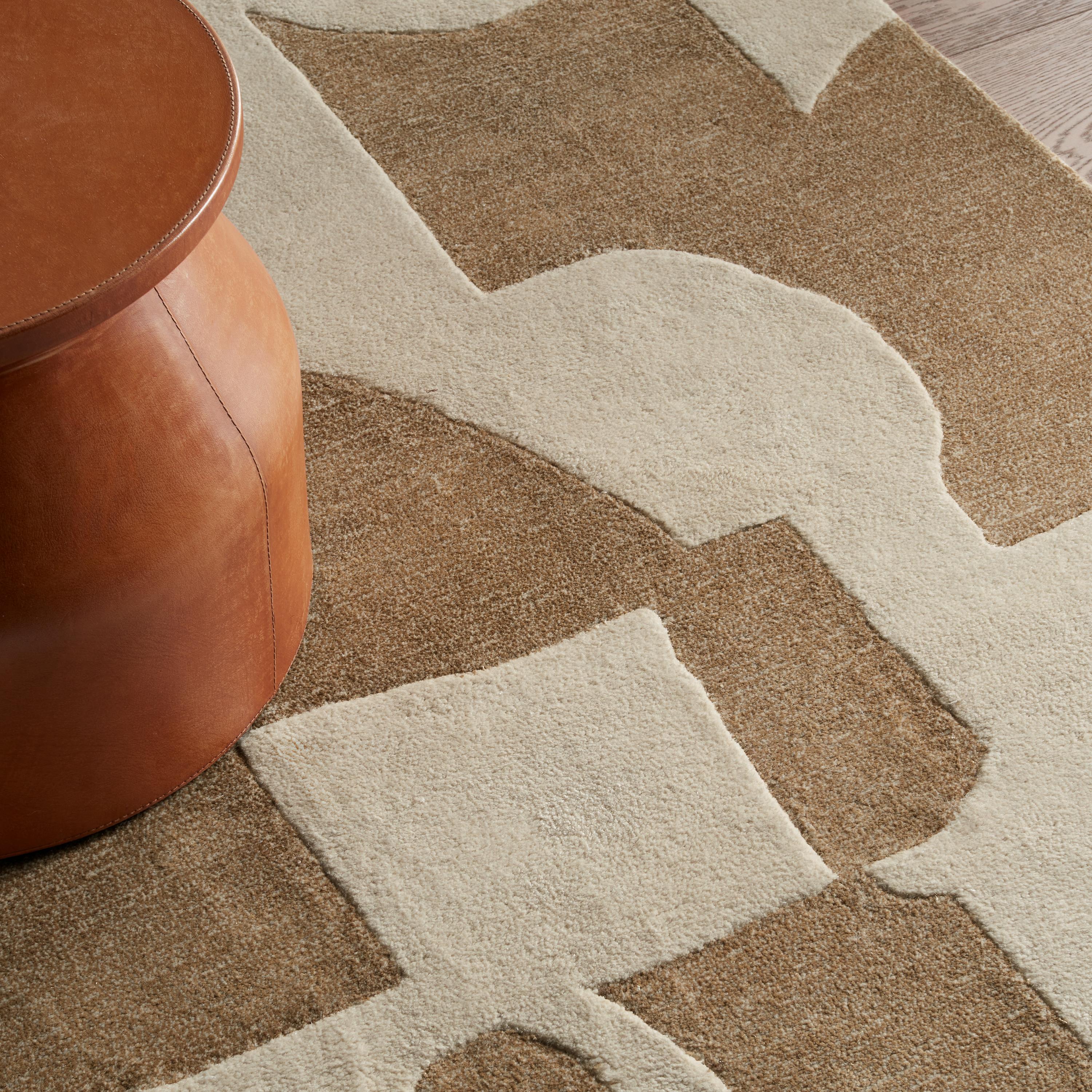 Jaipur Living Anthem Noverre Geometric Tan / Cream 9' X 12' Rug - Image 5