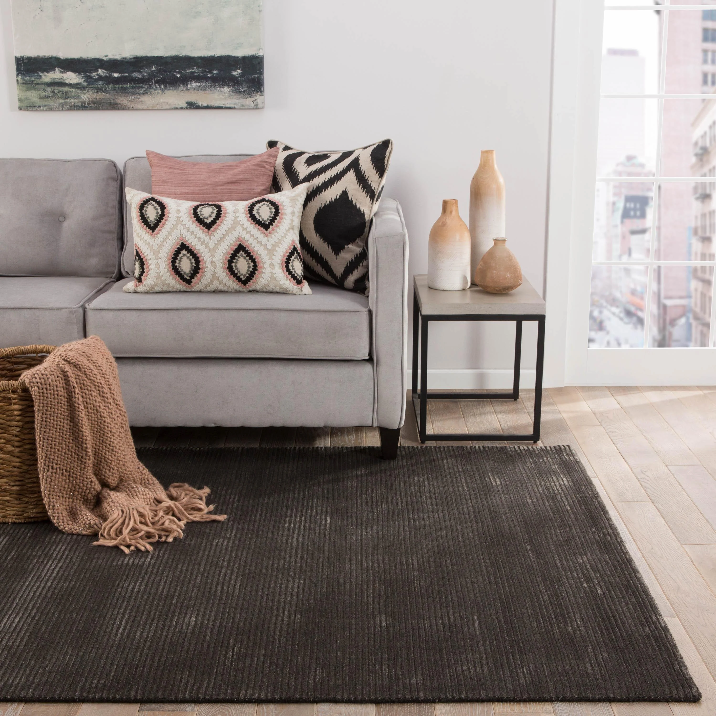 Jaipur Living Basis Basis Dark Gray 9' X 12' Rug - Image 5