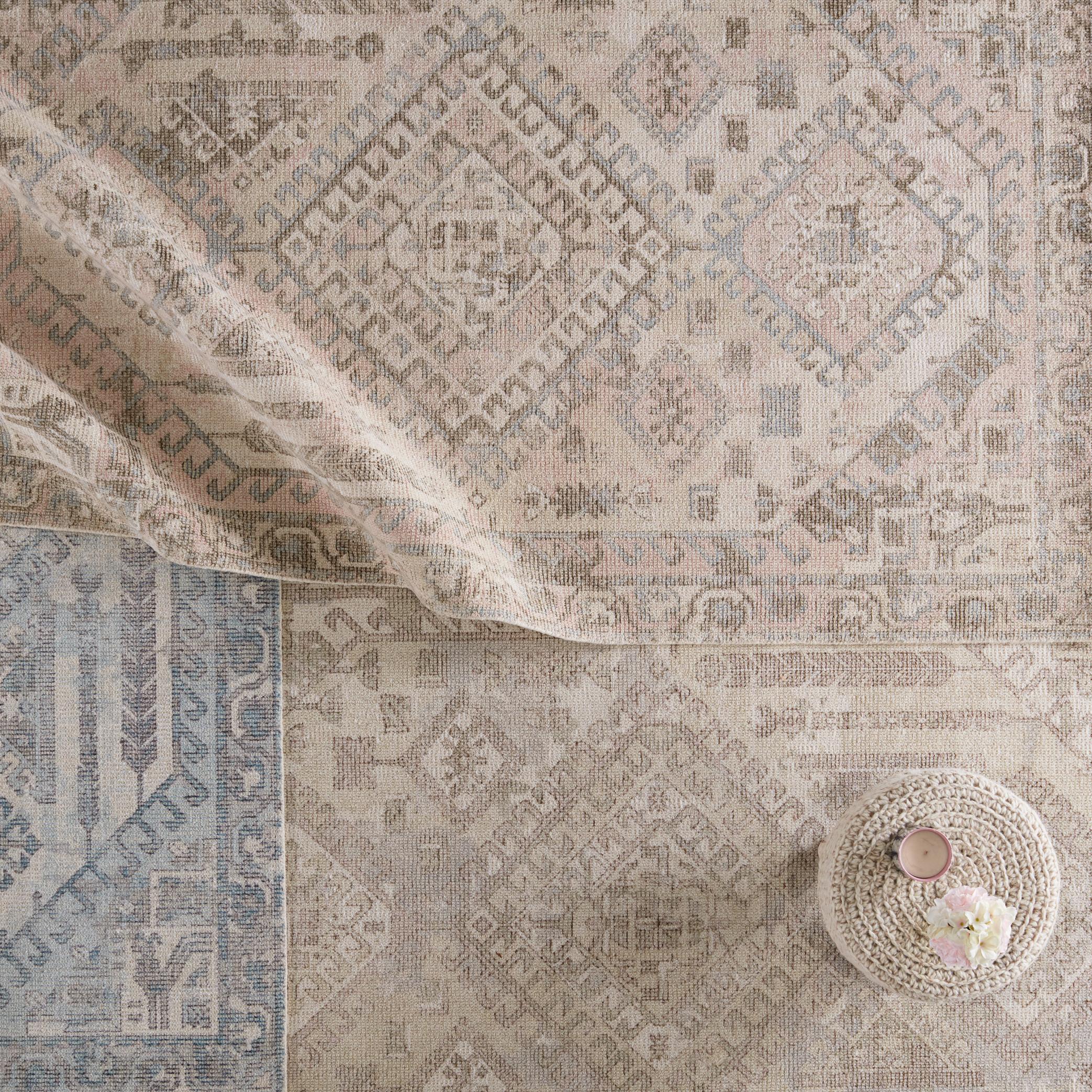 Jaipur Living Blythe Arlowe Tribal Light Brown / Light Pink 6' X 9' Rug - Image 3