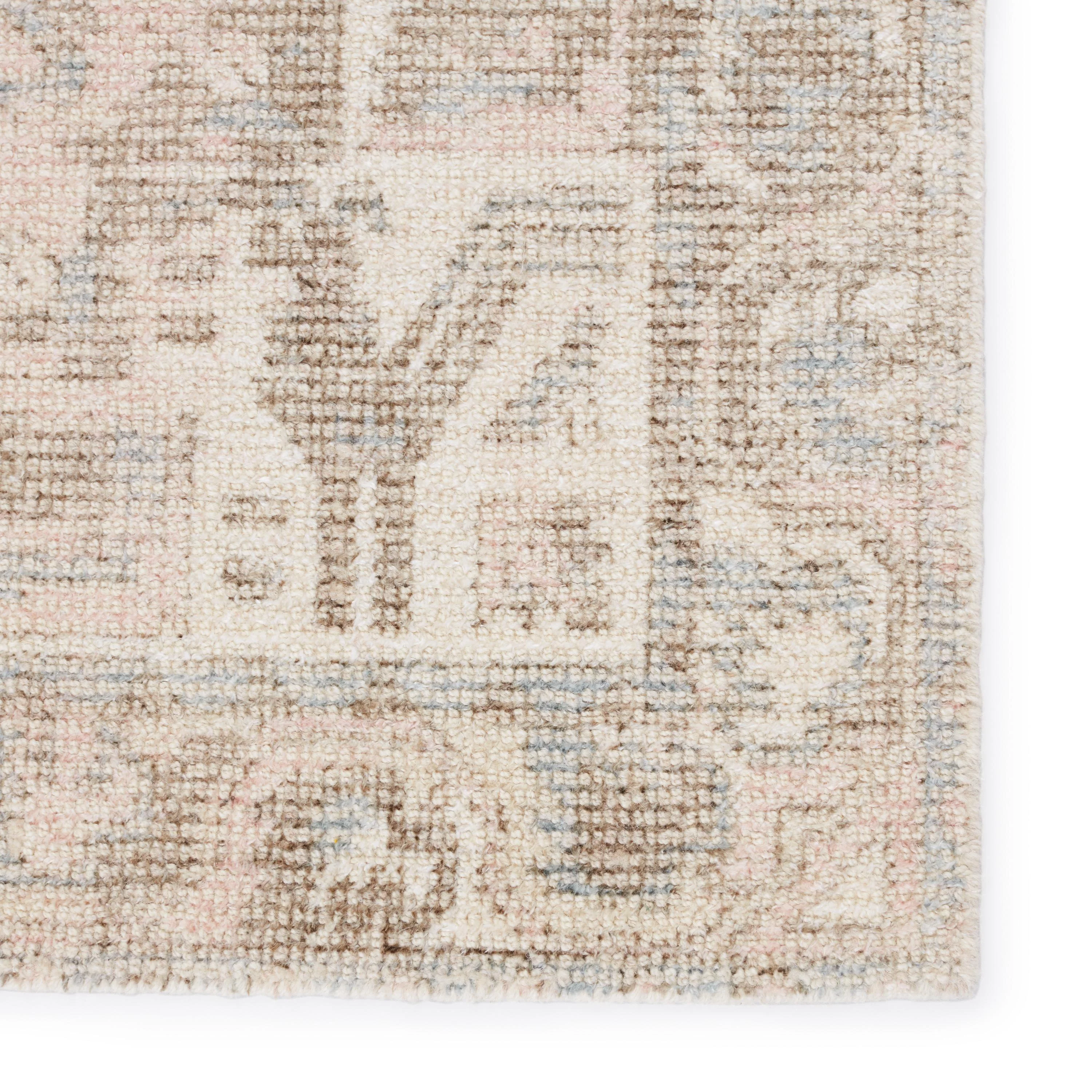 Jaipur Living Blythe Arlowe Tribal Light Brown / Light Pink 6' X 9' Rug - Image 4