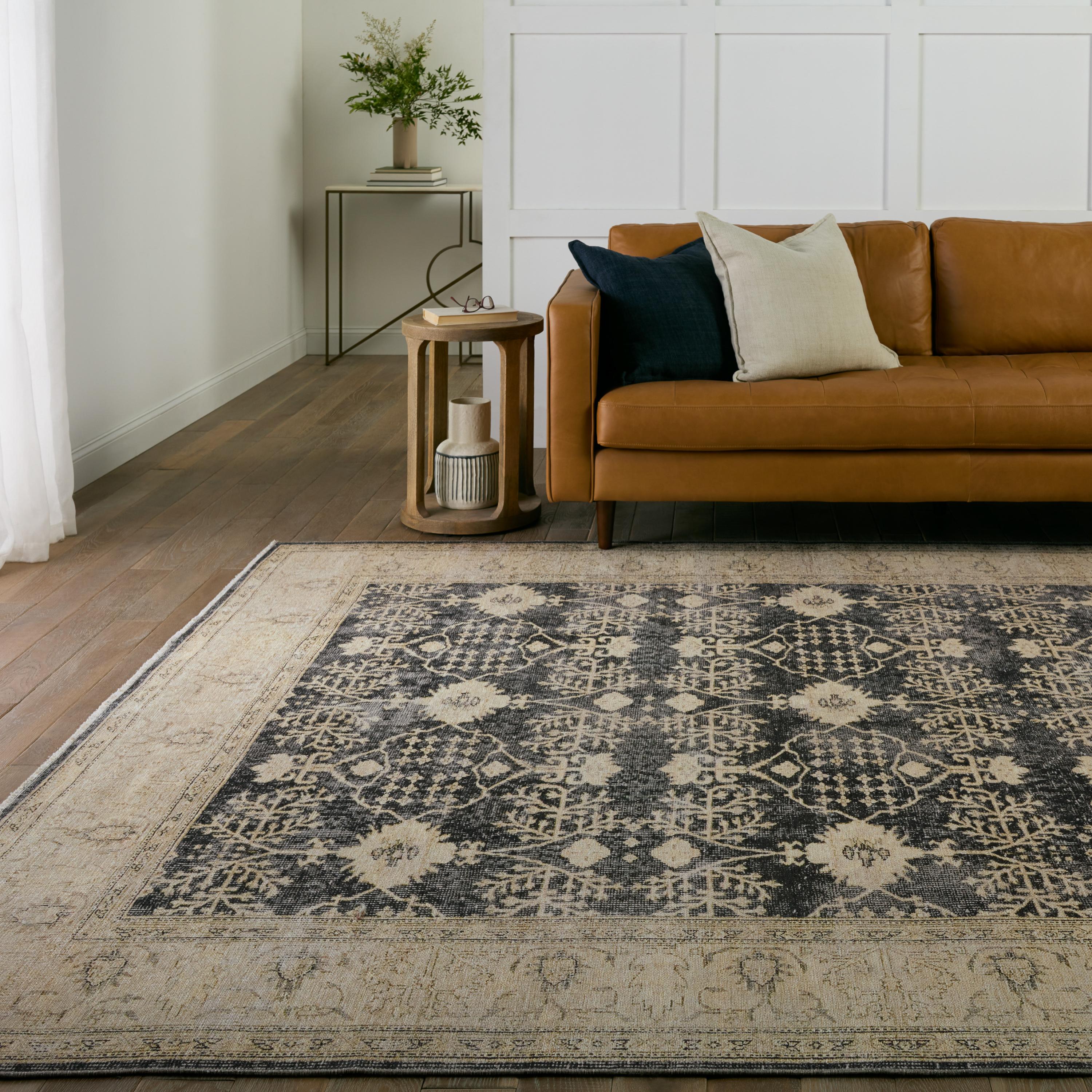 Jaipur Living Boheme Pia Border Navy / Cream 8'10" X 11'9" Rug - Image 6