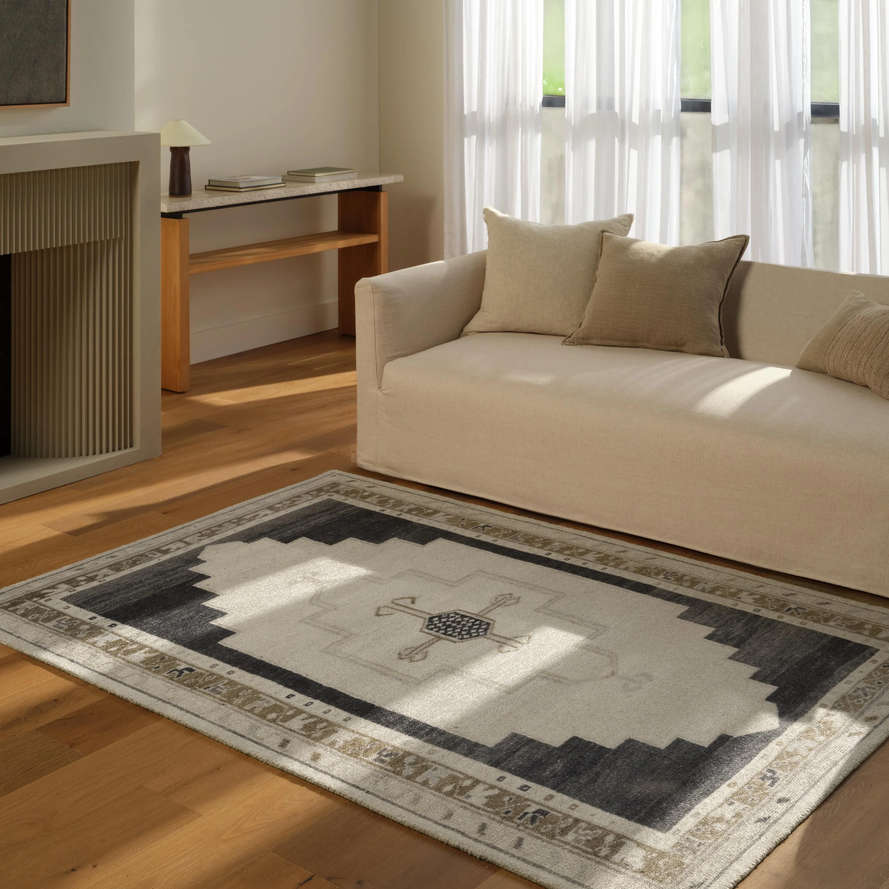 Jaipur Living Casen Stellar Cream / Gray 7'9" X 9'9" Rug - Image 2