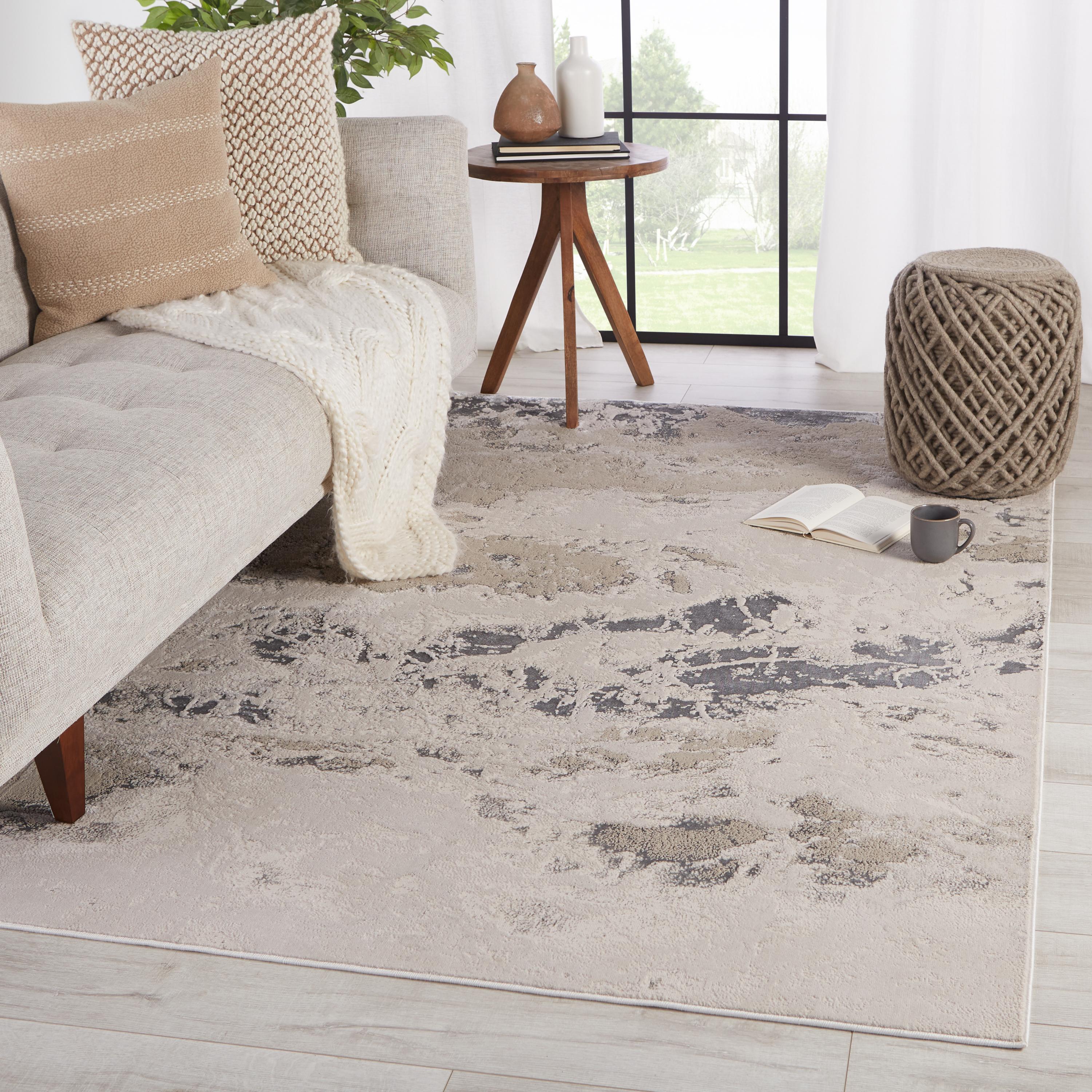Jaipur Living Catalyst Cisco Light Gray / Silver 6'7" X 9'6" Rug - Image 3