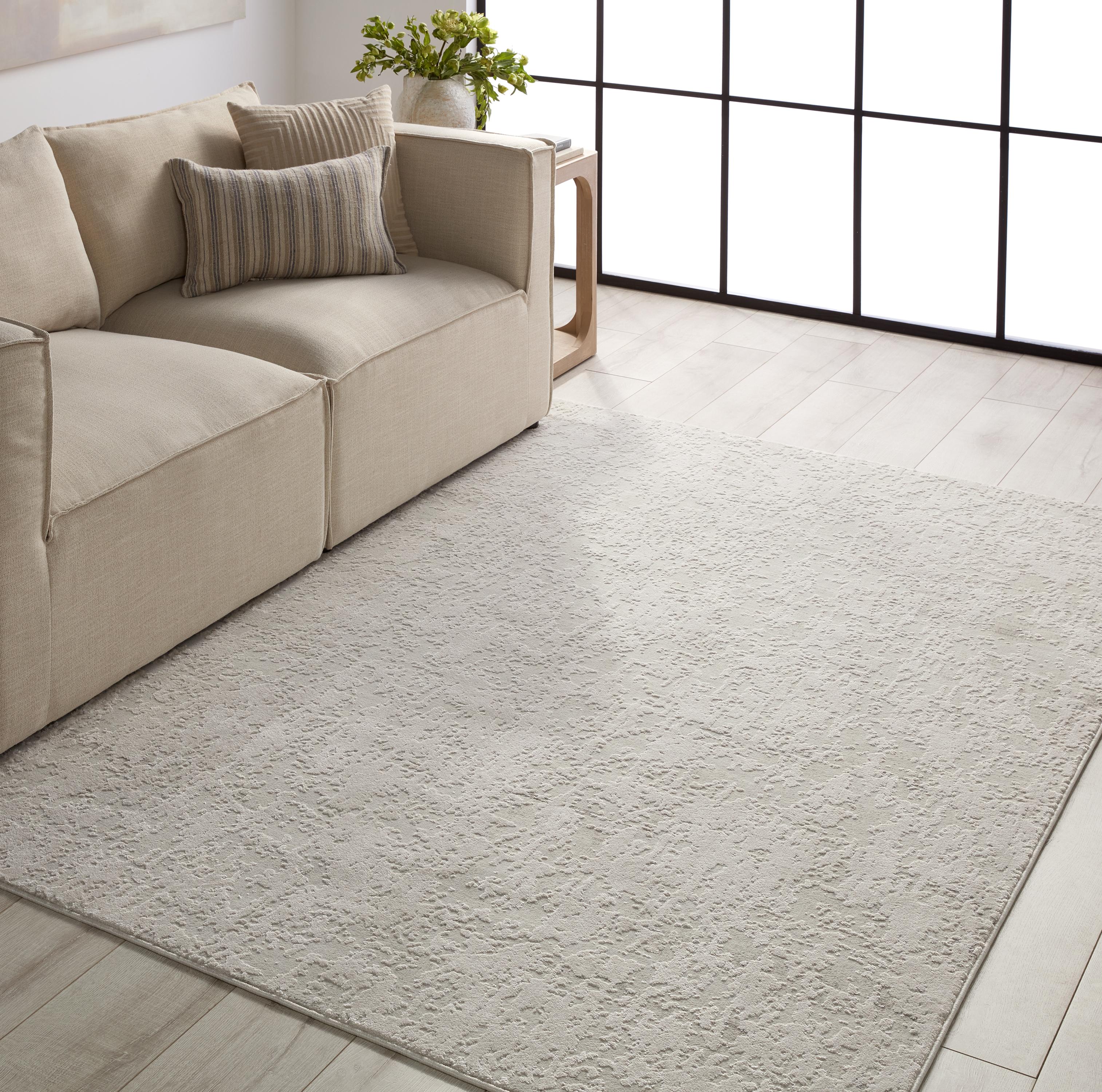 Jaipur Living Cirque Arvo Silver / Ivory 6'7" X 9'6" Rug - Image 5