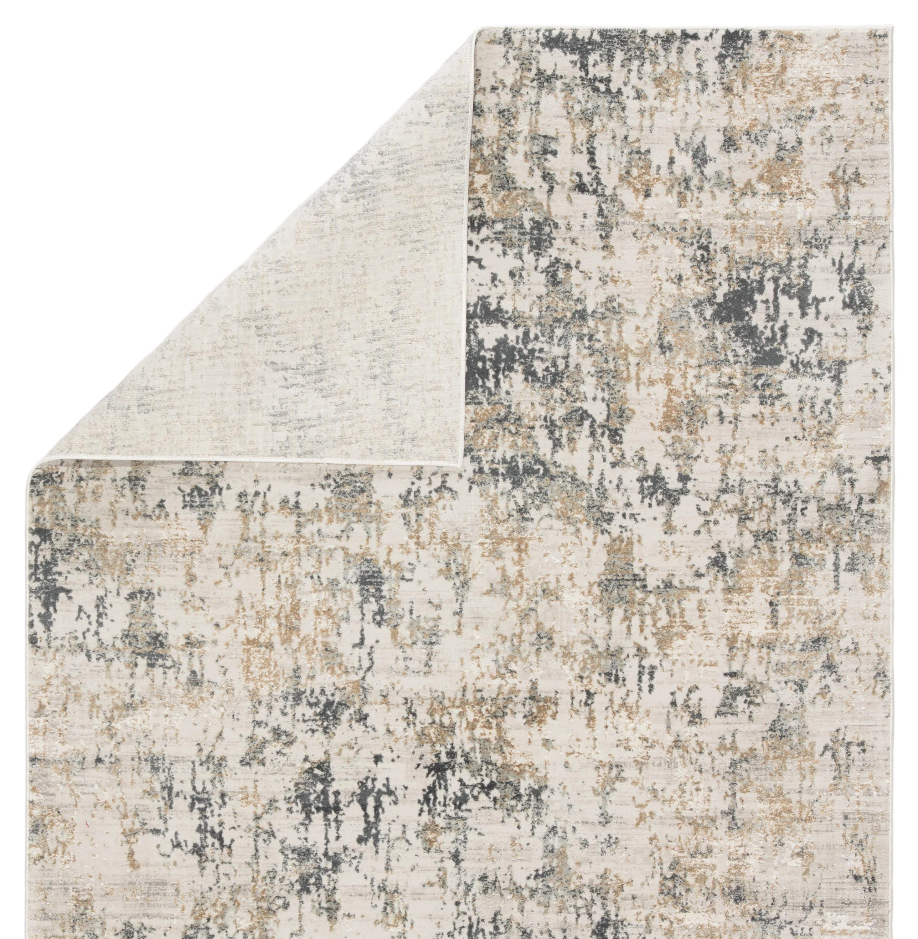Jaipur Living Cirque Arvo White / Dark Gray 5'3" X 7'6" Rug - Image 3