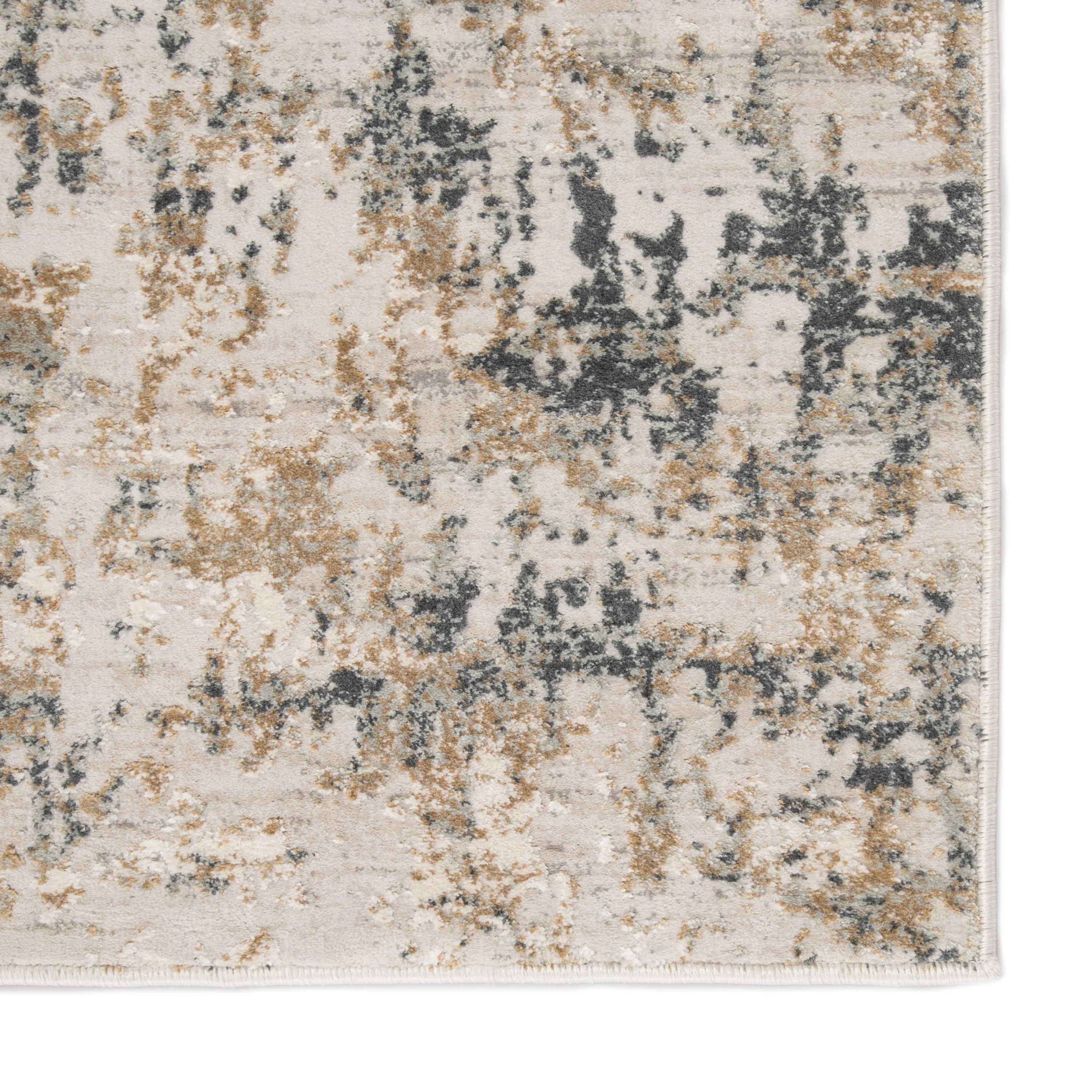 Jaipur Living Cirque Arvo White / Dark Gray 5'3" X 7'6" Rug - Image 5