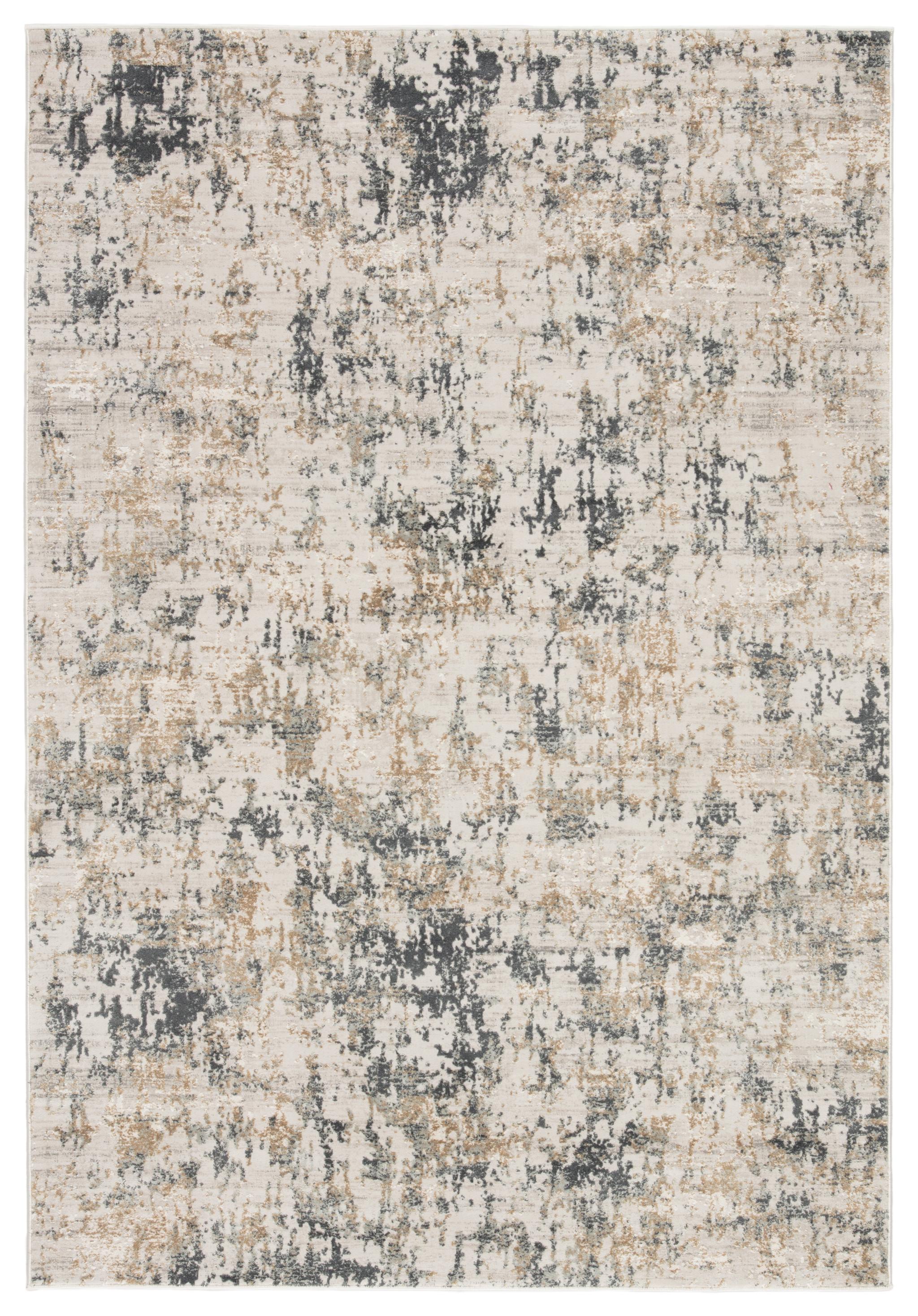 Jaipur Living Cirque Arvo White / Dark Gray 5'3" X 7'6" Rug - Image 7