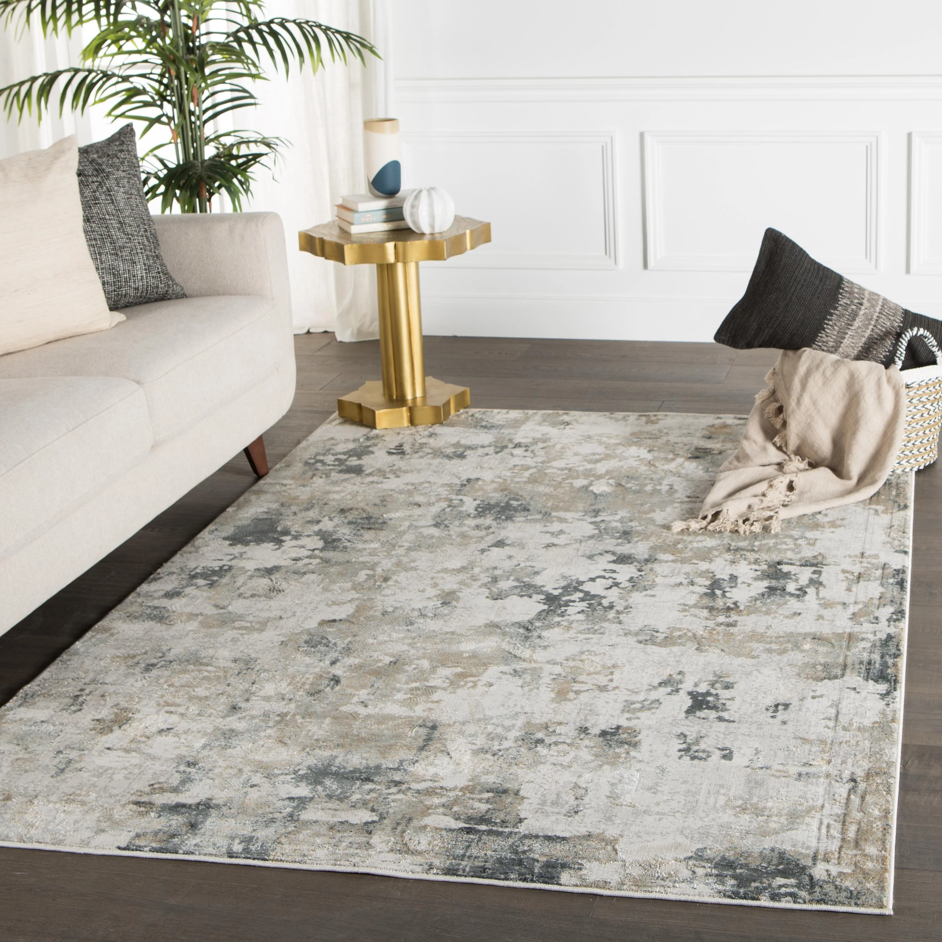 Jaipur Living Cirque Lynne White / Slate 9'2" X 11'9" Rug - Image 4