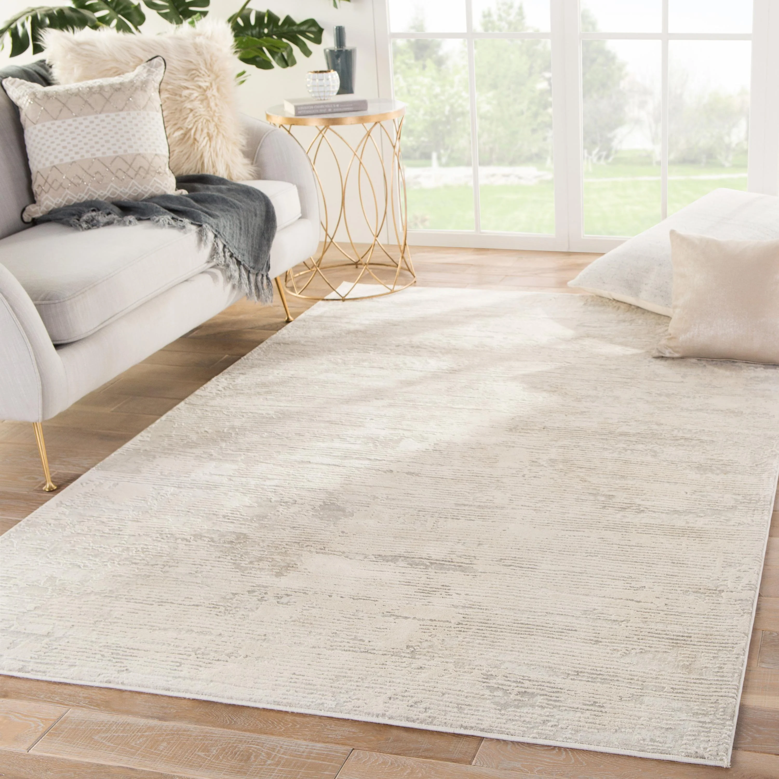 Jaipur Living Cirque Paxton Gray / Ivory 5'3" X 7'6" Rug - Image 5