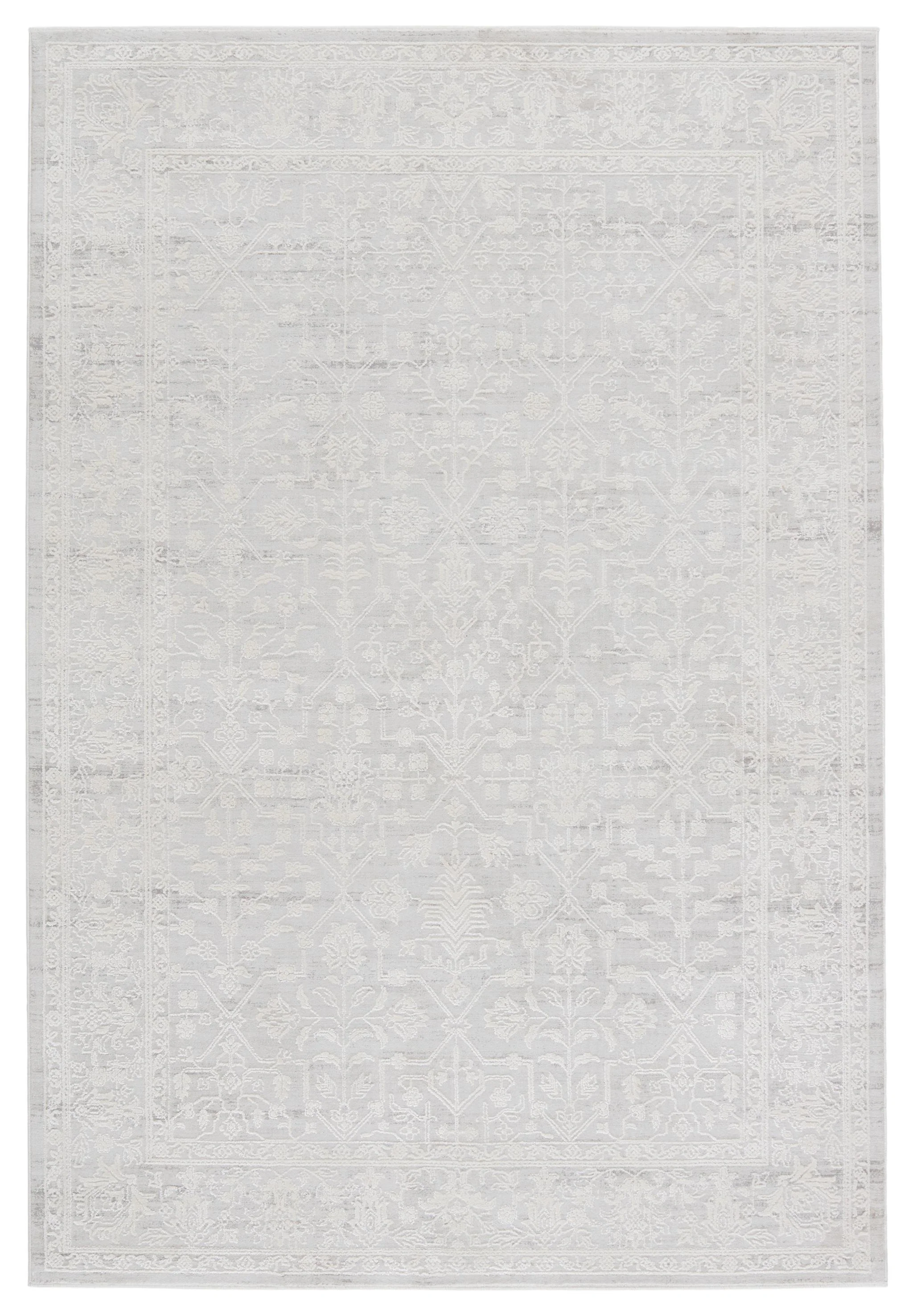 Jaipur Living Cirque Riella Trellis Light Gray / Cream 9'2" X 11'9" Rug