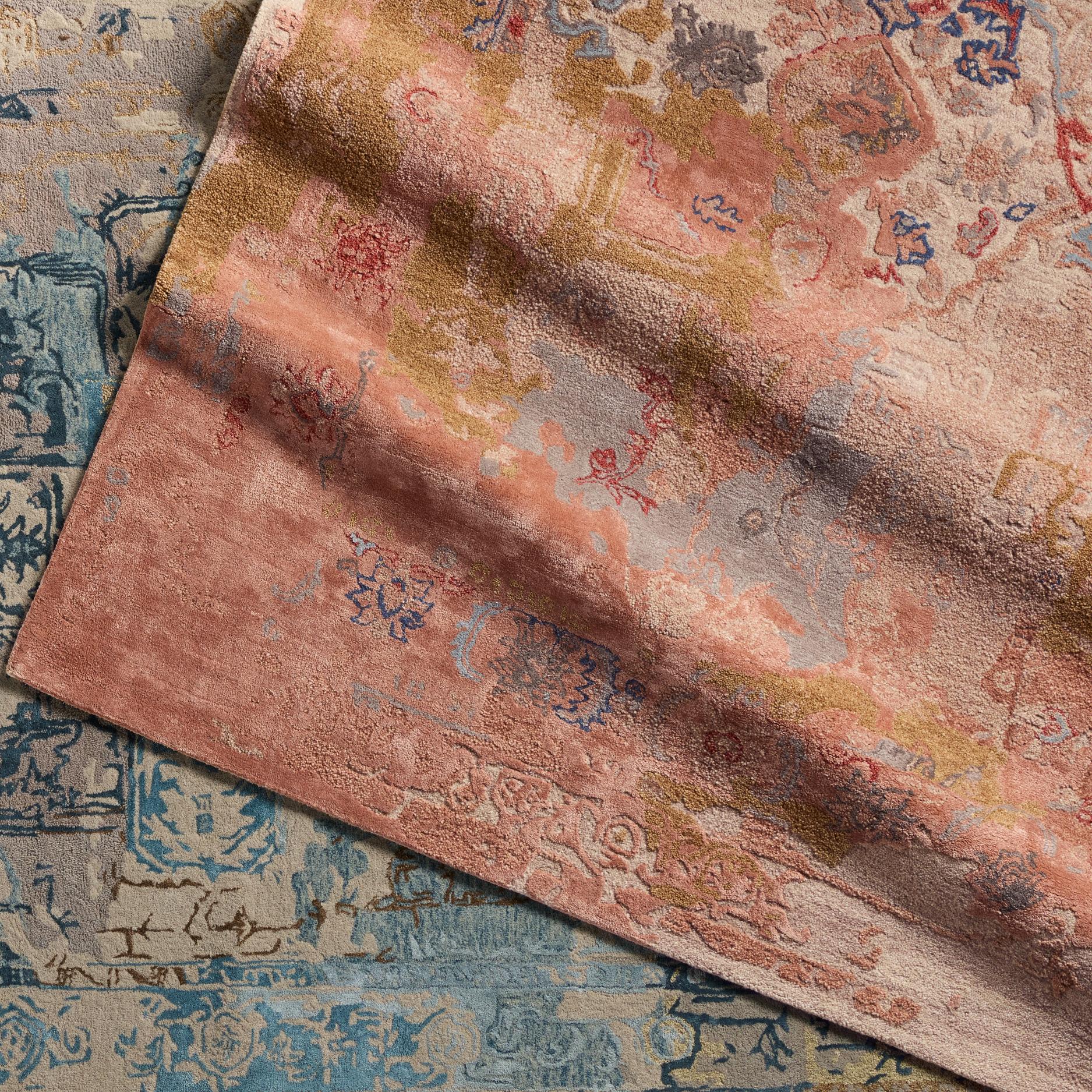 Jaipur Living Citrine Sandia Abstract Pink / Light Taupe 9' X 12' Rug - Image 6