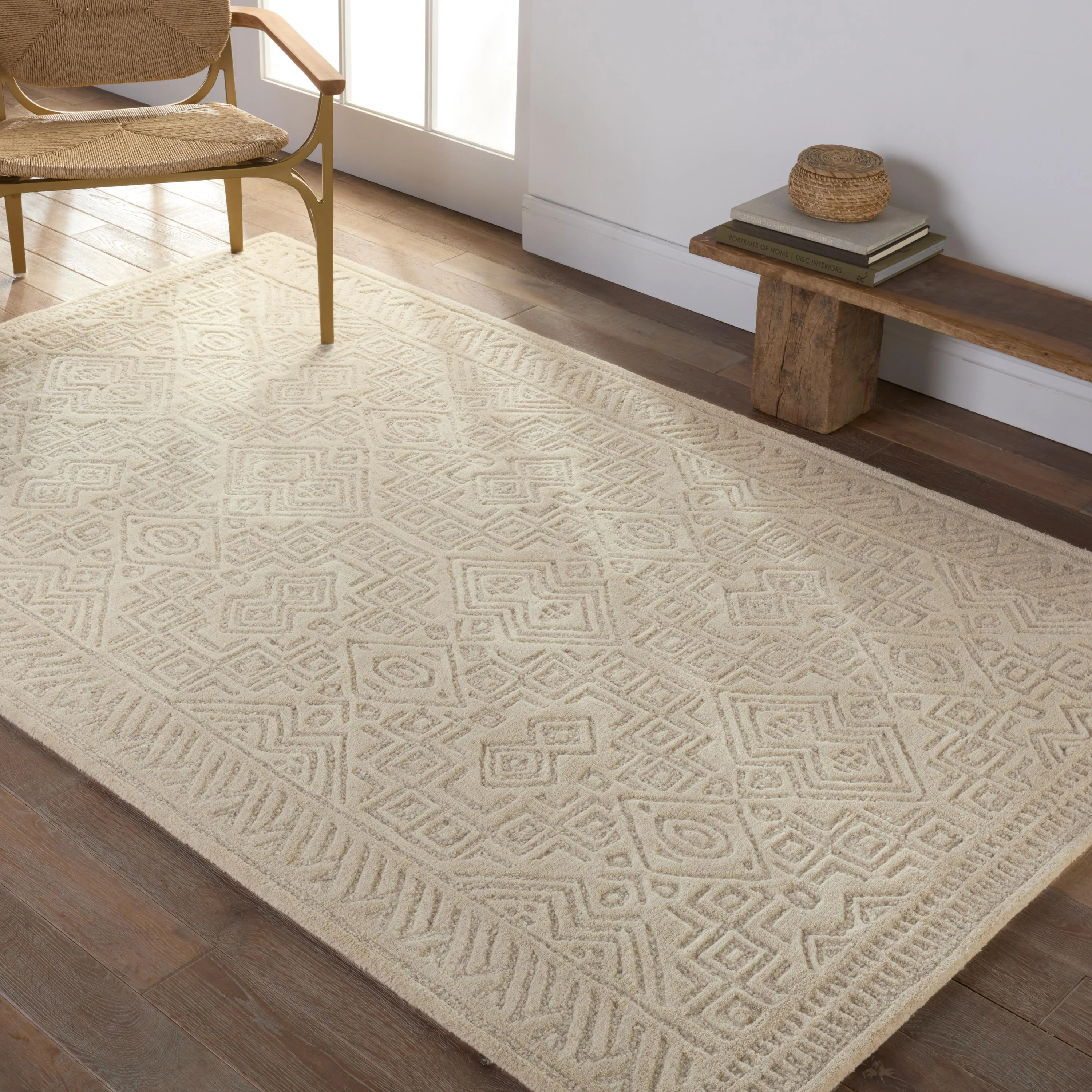 Jaipur Living Farryn Ecco Border Tan / Gray 10' X 14' Rug - Image 4