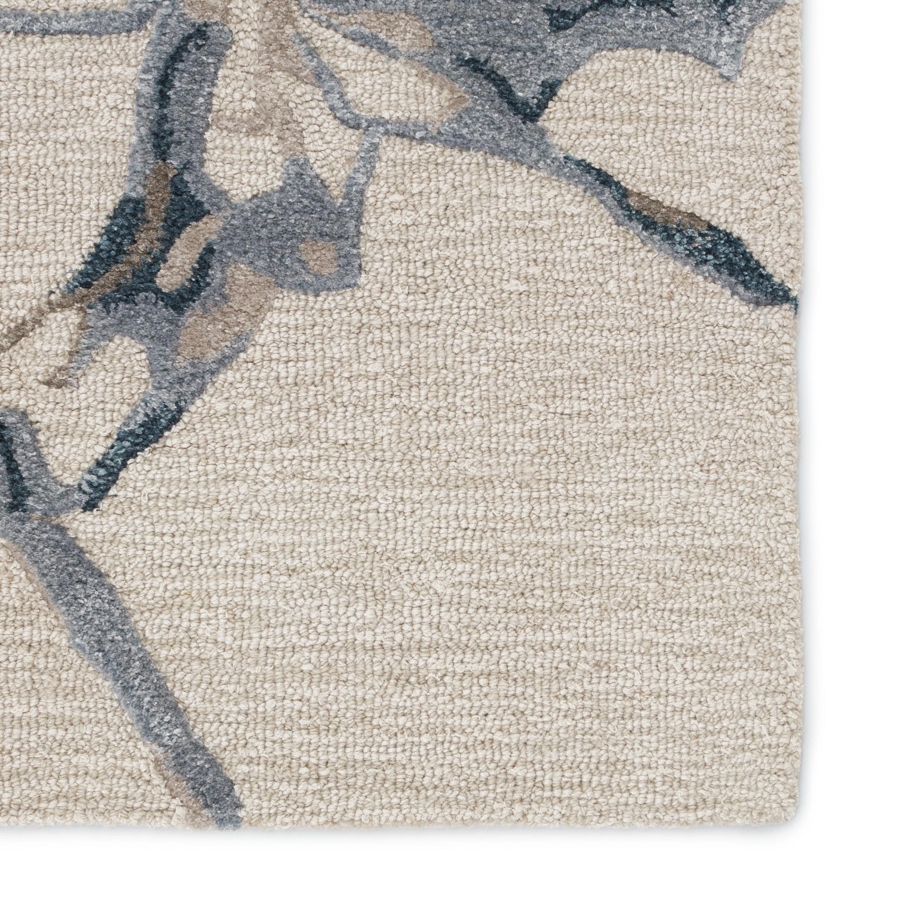 Jaipur Living Fragment Shattered Light Gray / Blue 9' X 12' Rug - Image 4