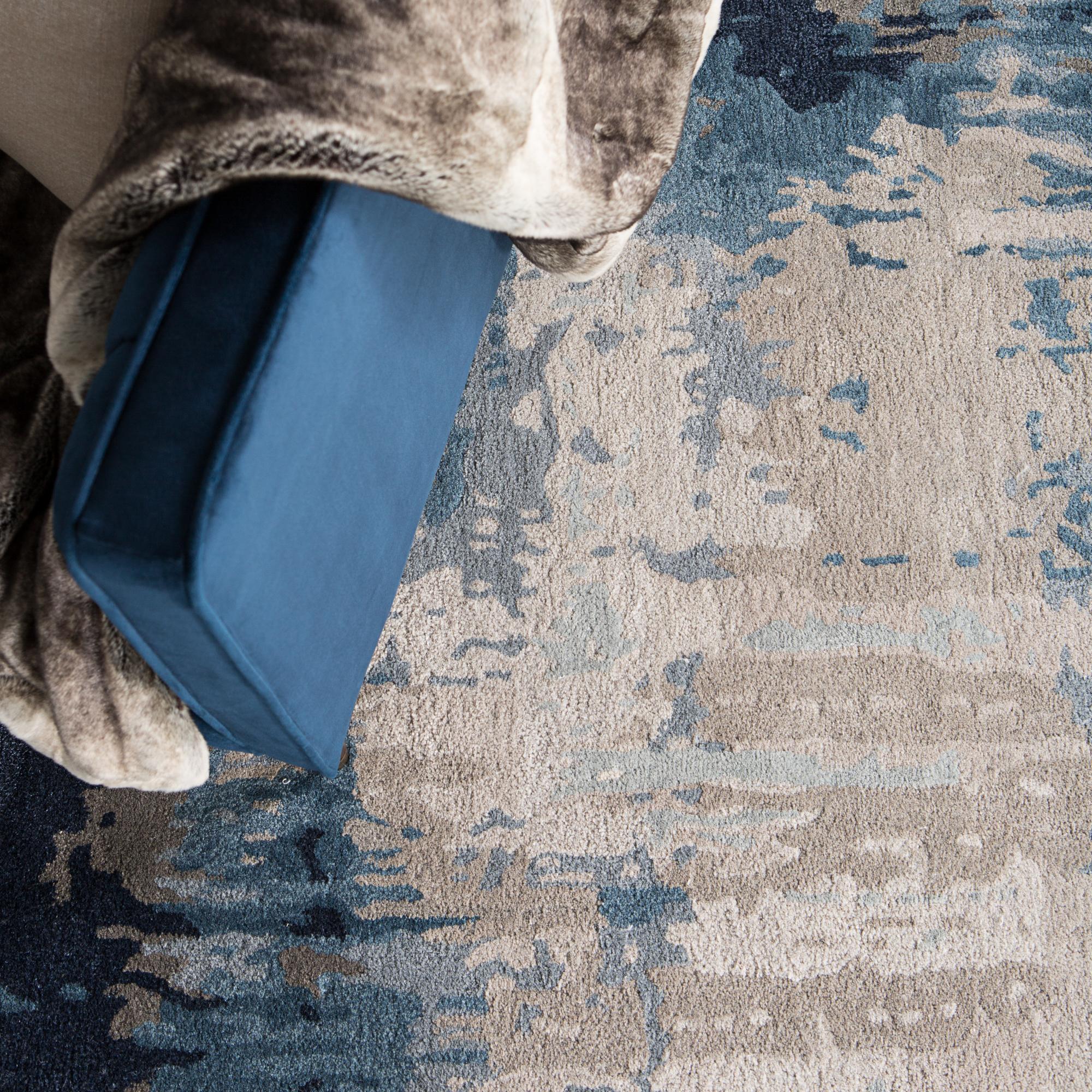 Jaipur Living Genesis Benna Blue / Gray 8' Rnd Rug - Image 4