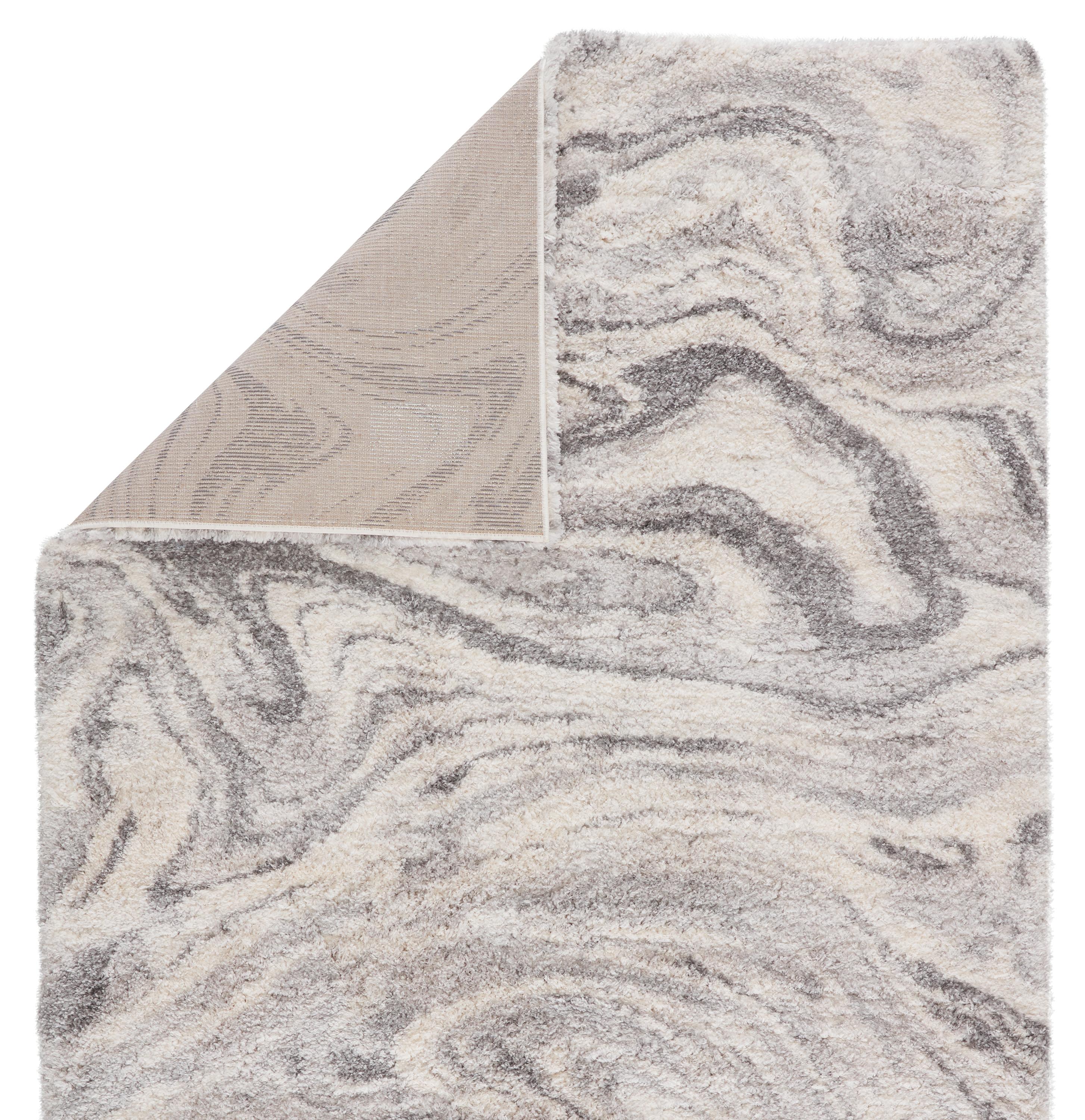 Jaipur Living Lyra Crescendo Gray / Ivory 7'6" X 9'6" Rug - Image 3