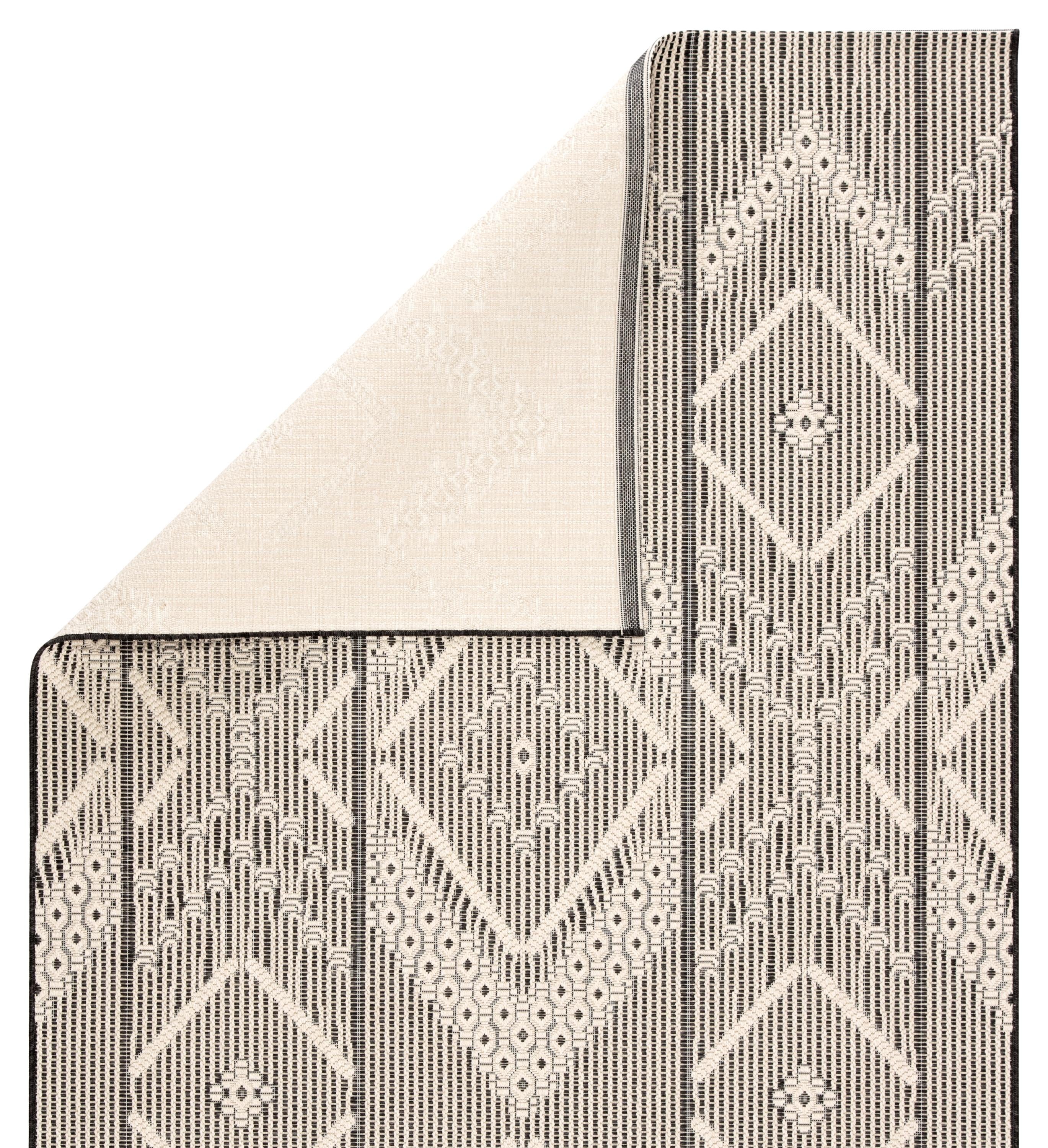 Jaipur Living Monteclair Shiloh Geometric Dark Gray / Cream 2' X 3'7" Rug - Image 3