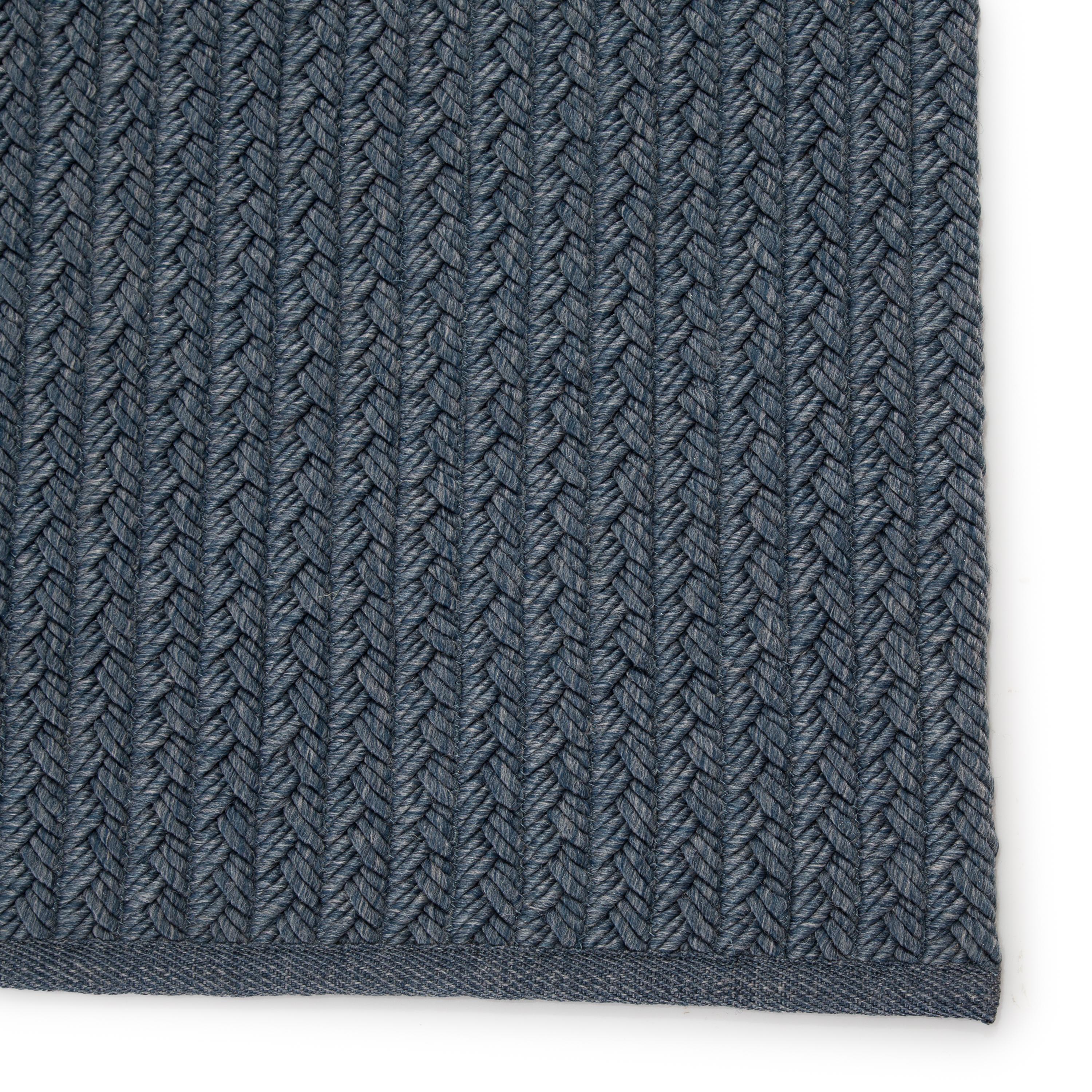 Jaipur Living Nirvana Premium Iver Stripes Blue / Gray 10' X 14' Rug - Image 4