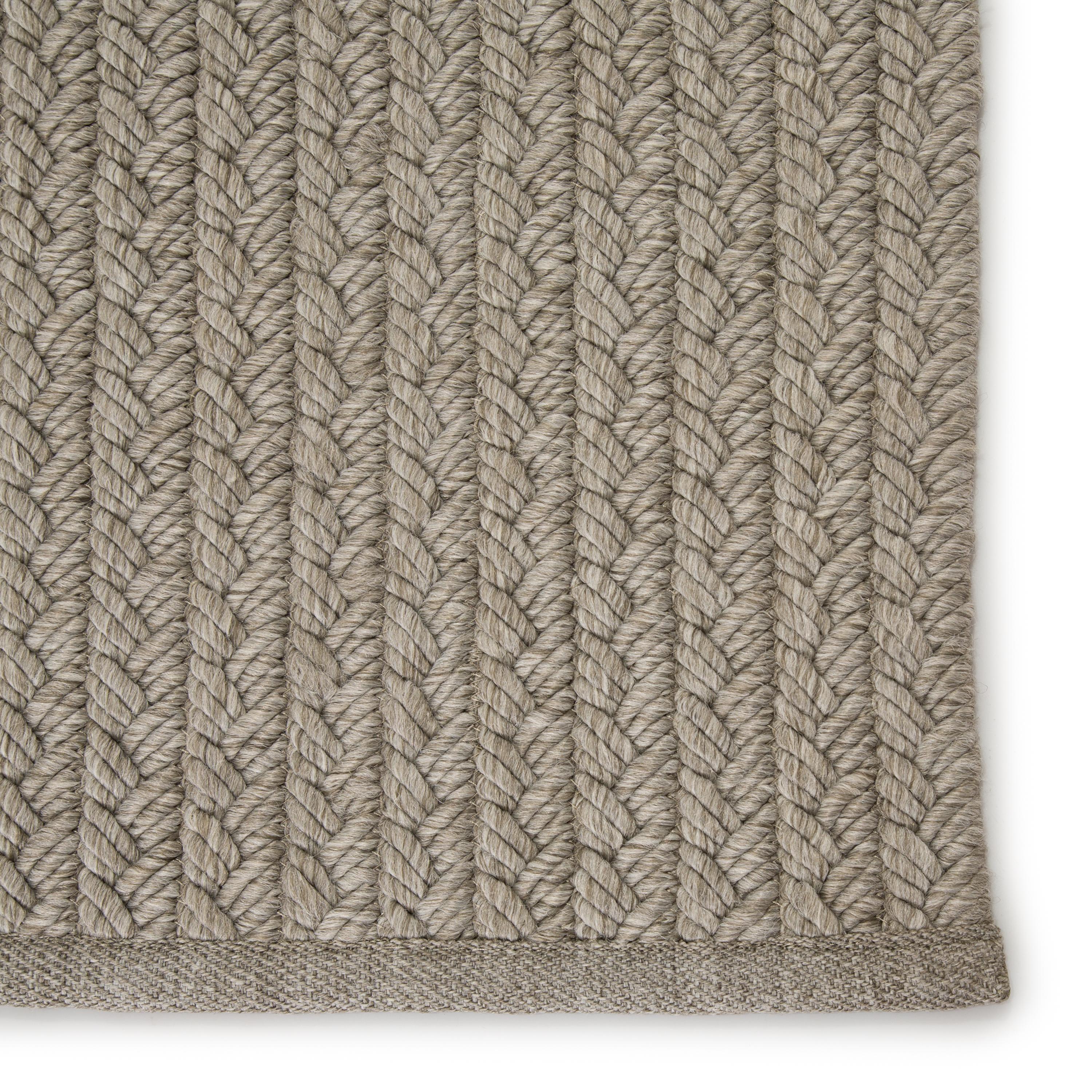 Jaipur Living Nirvana Premium Iver Stripes Light Gray 2' X 3' Rug - Image 4